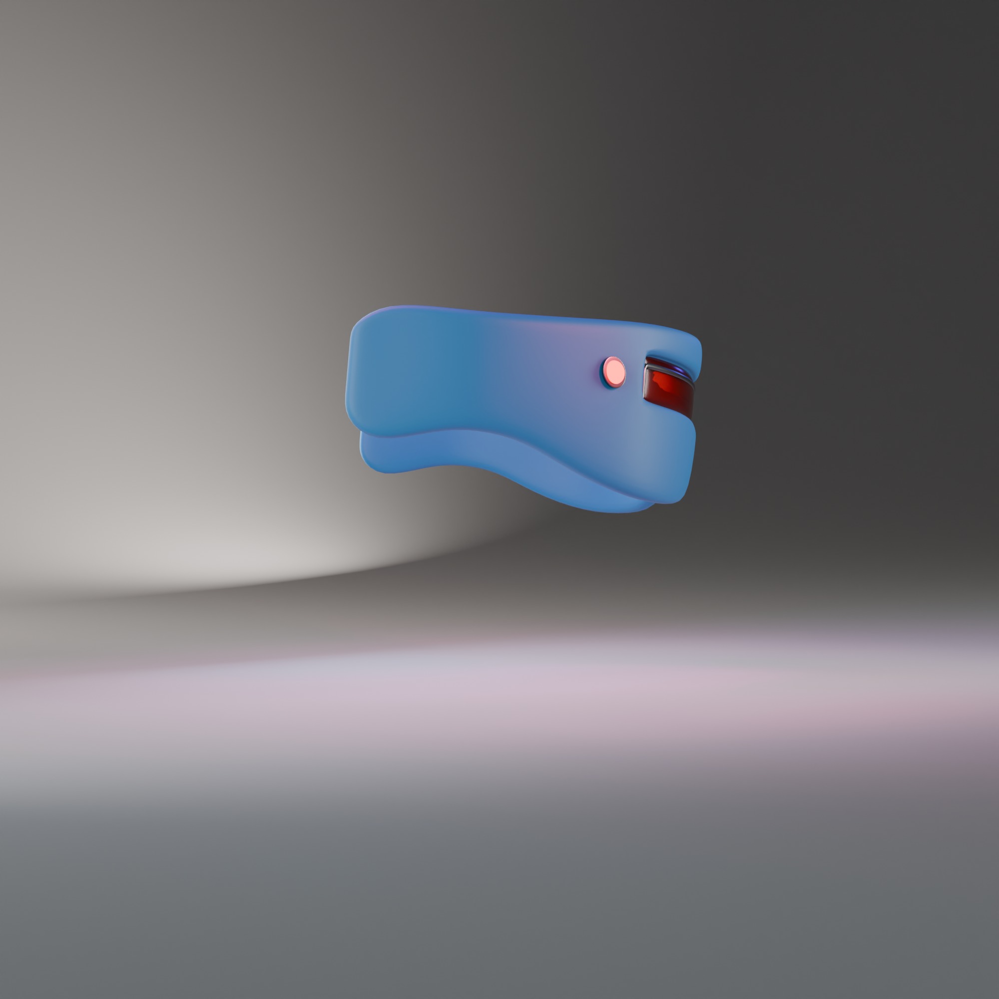 Cyberpunk Laser Goggles 3D Model Glasses Low-poly 3D model_12