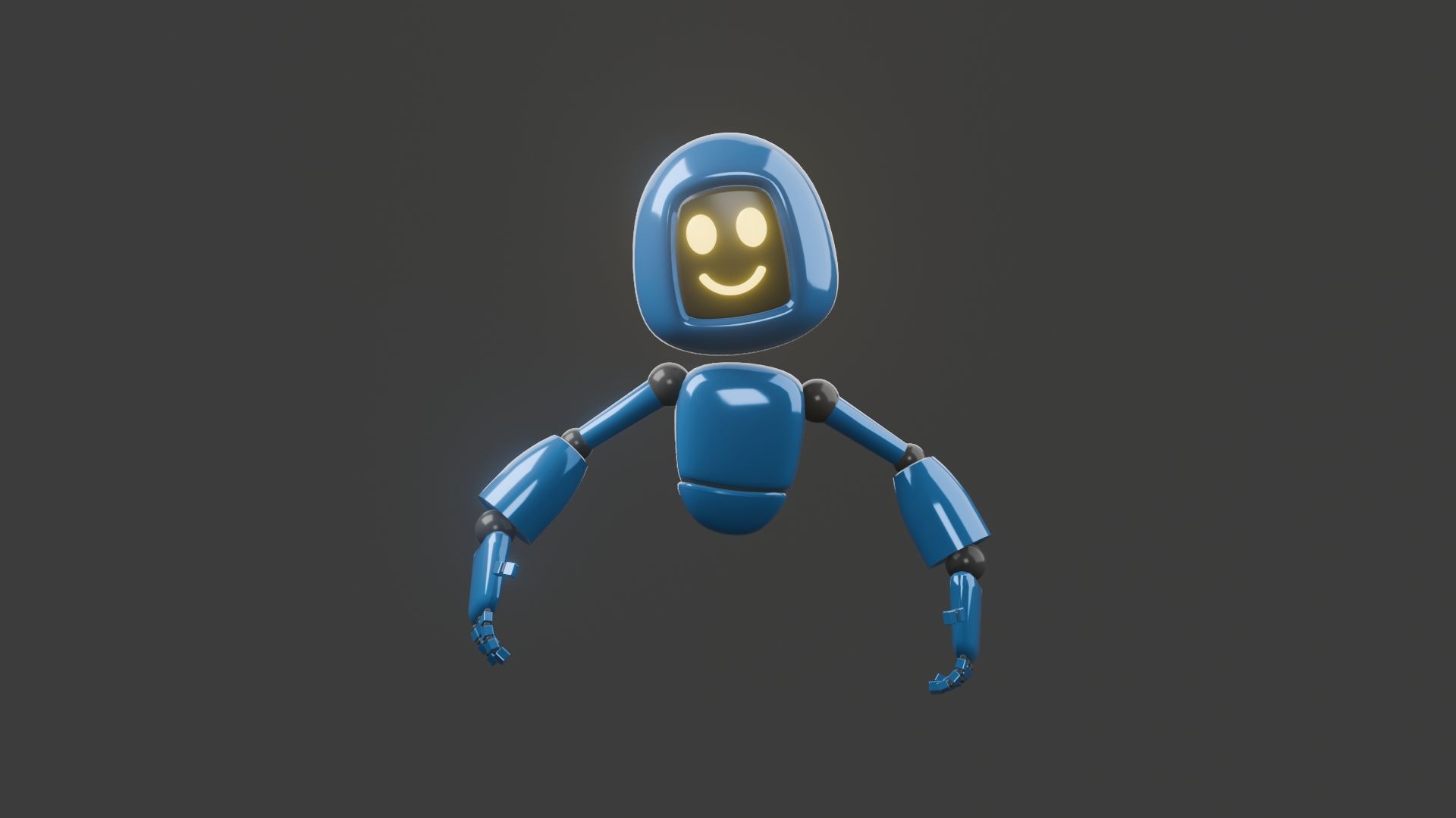 Flying Robot 3D model_8