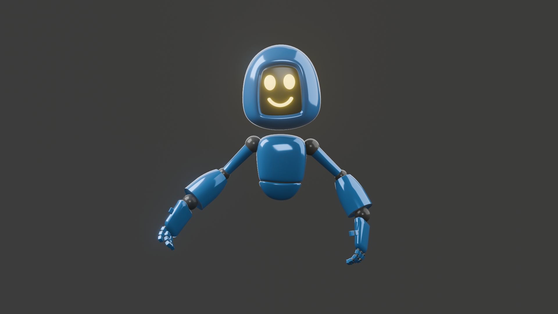 Flying Robot 3D model_4