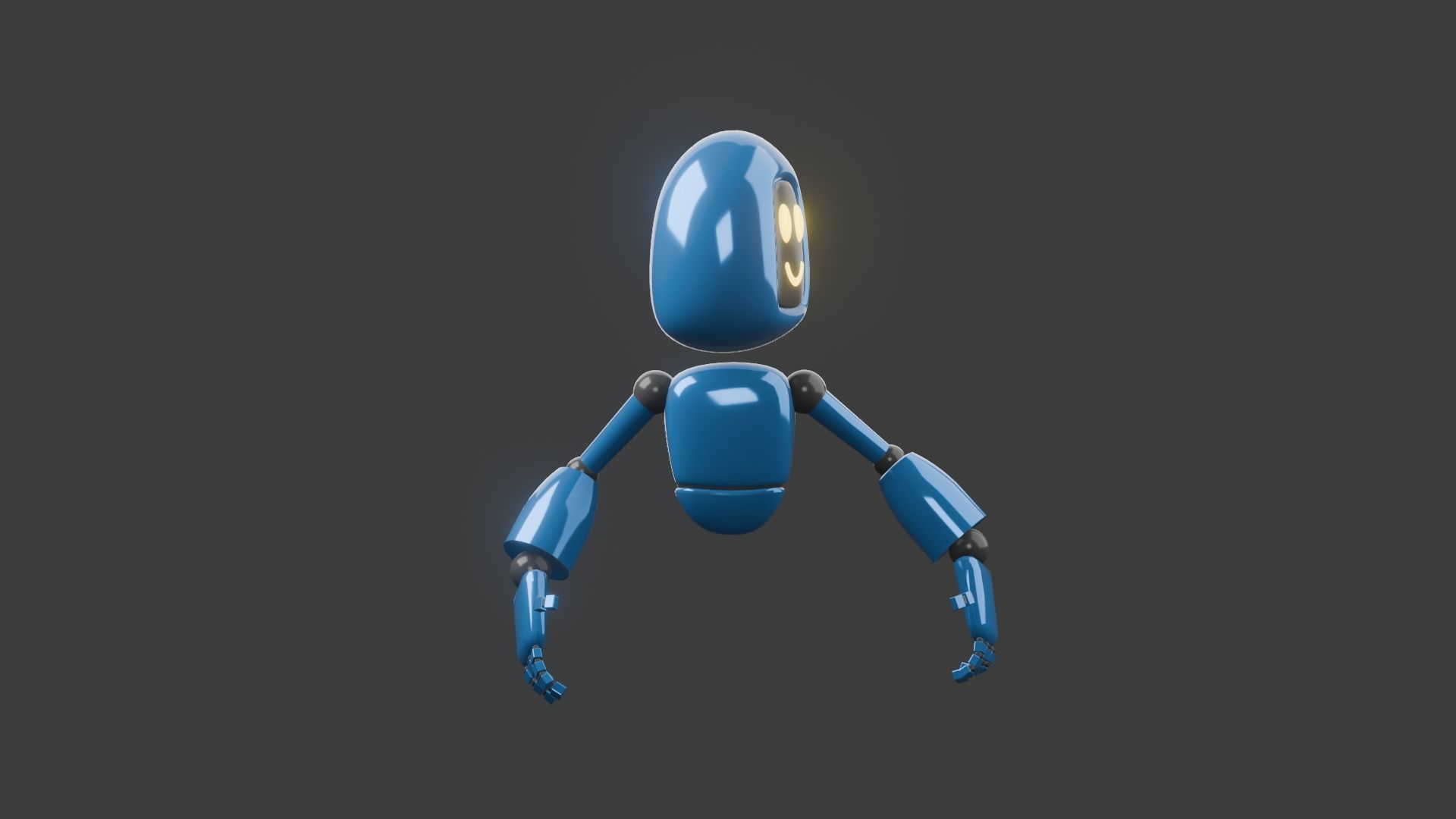 Flying Robot 3D model_6