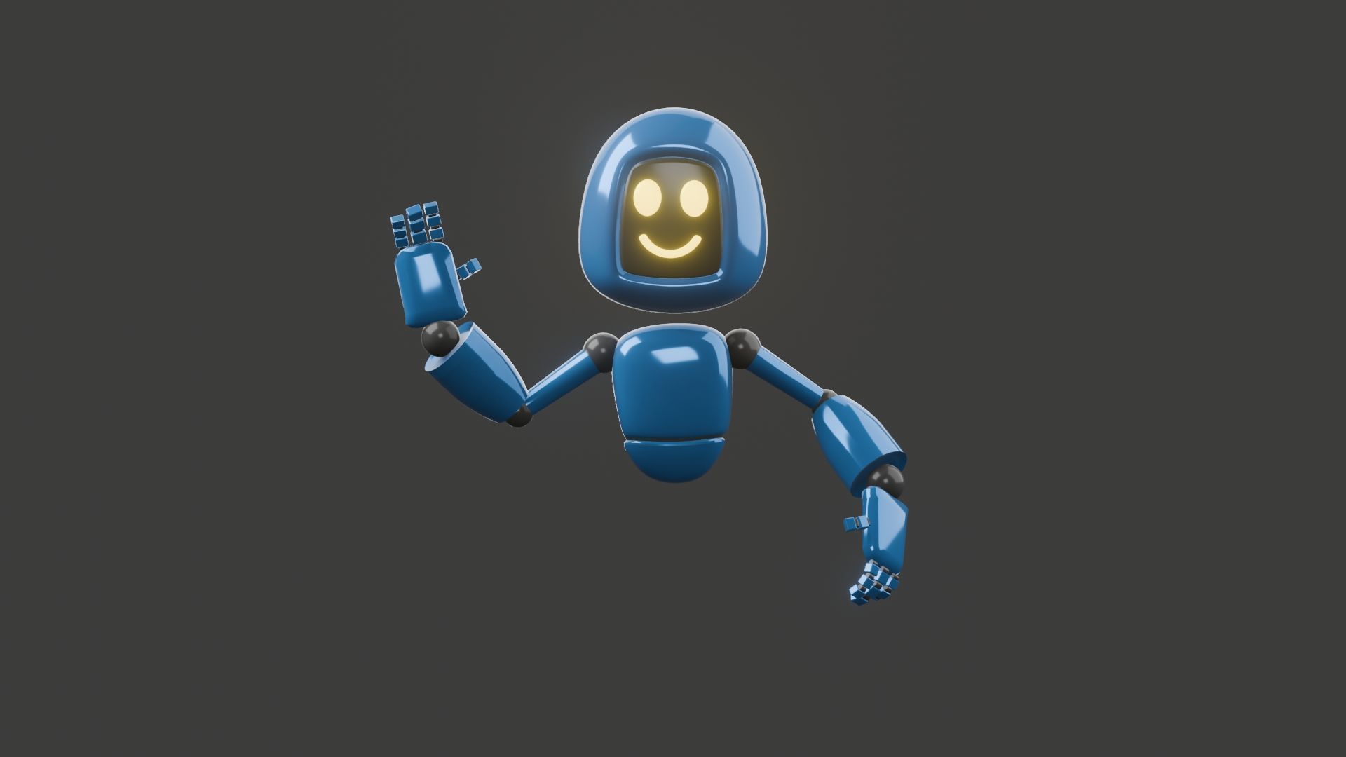 Flying Robot 3D model_3