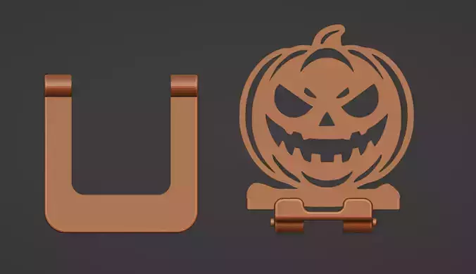 HALLOWEEN PUMPKIN PHONE STAND