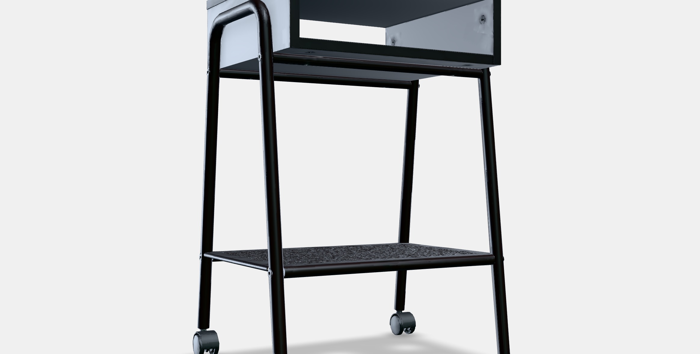 SETSKOG Bedside table Low-poly 3D model_9