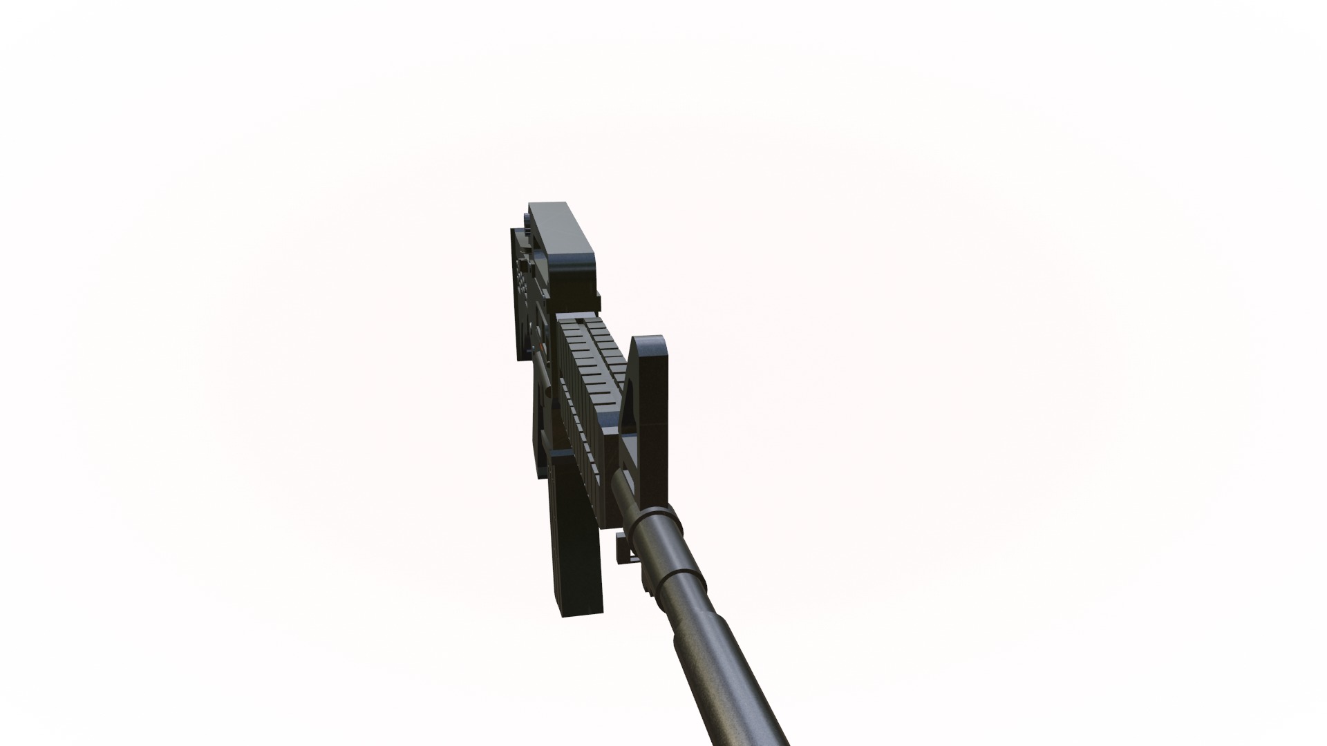 M4A1 Model Low-poly 3D model_13