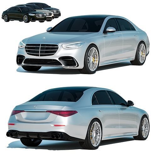 Mercedes-Benz S63 E Performance 3D model