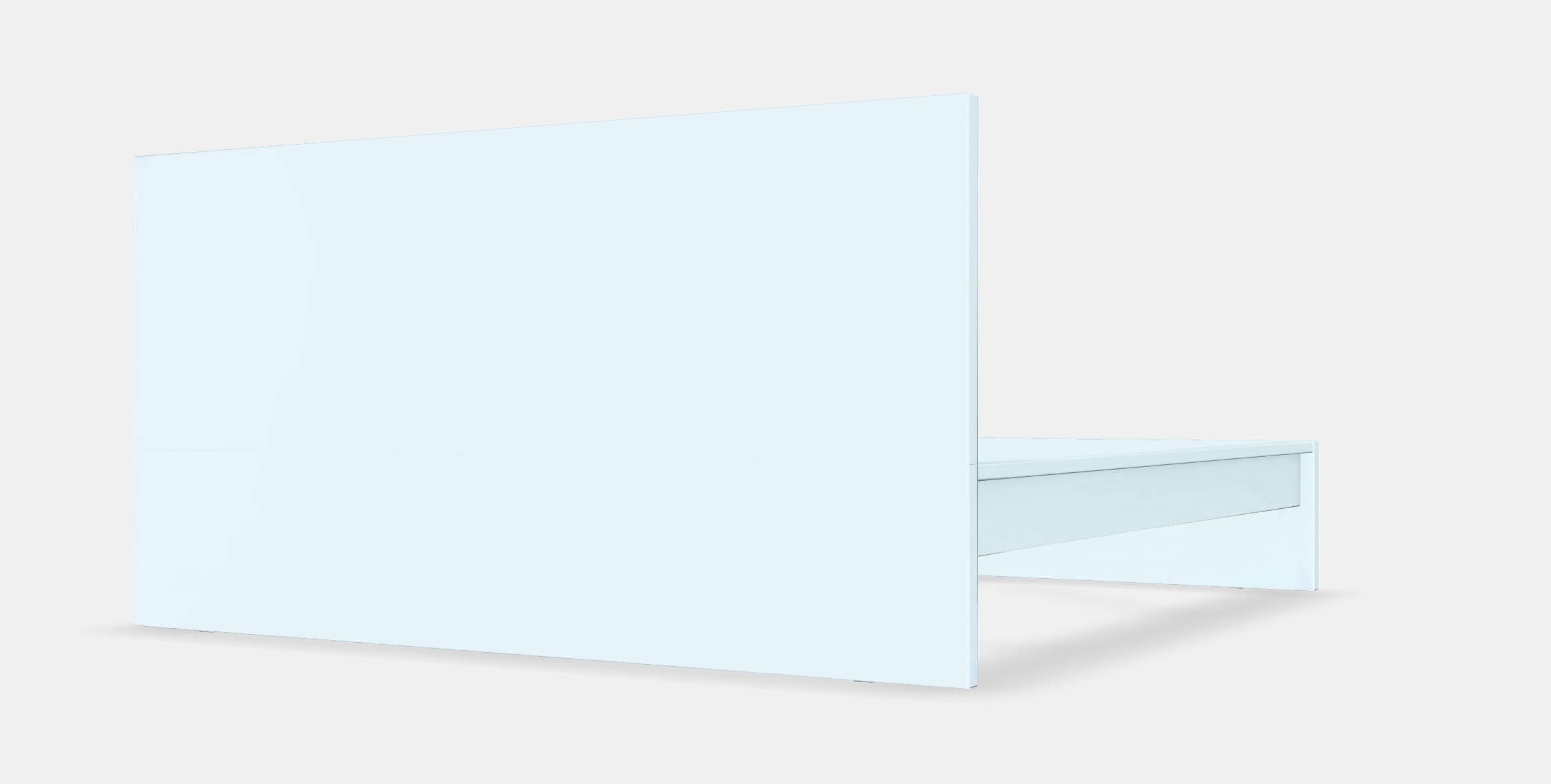 MALM Bed frame high 17 Low-poly 3D model_6