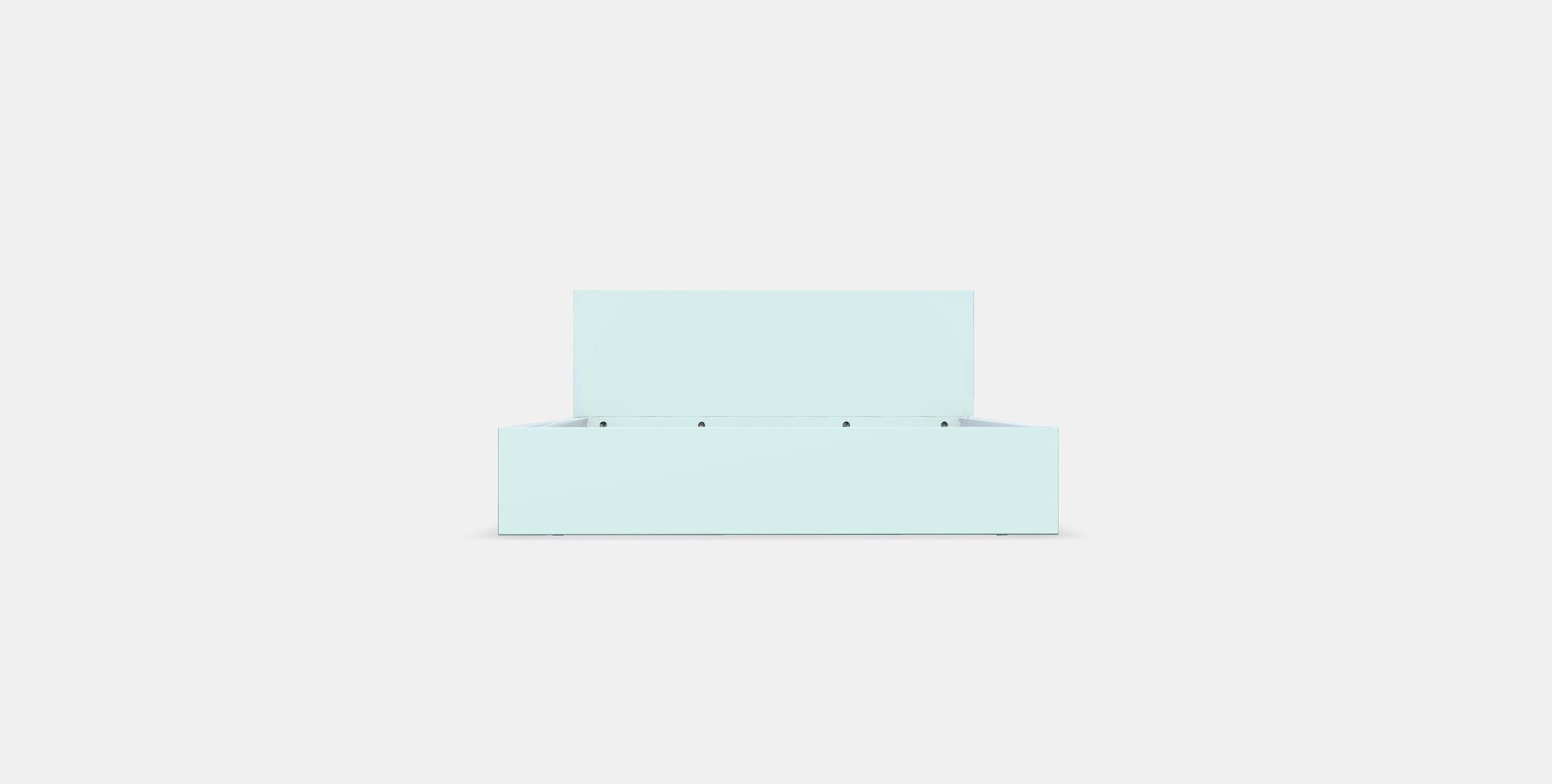 MALM Bed frame high 17 Low-poly 3D model_10