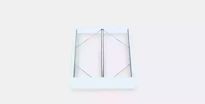 MALM Bed frame high 17