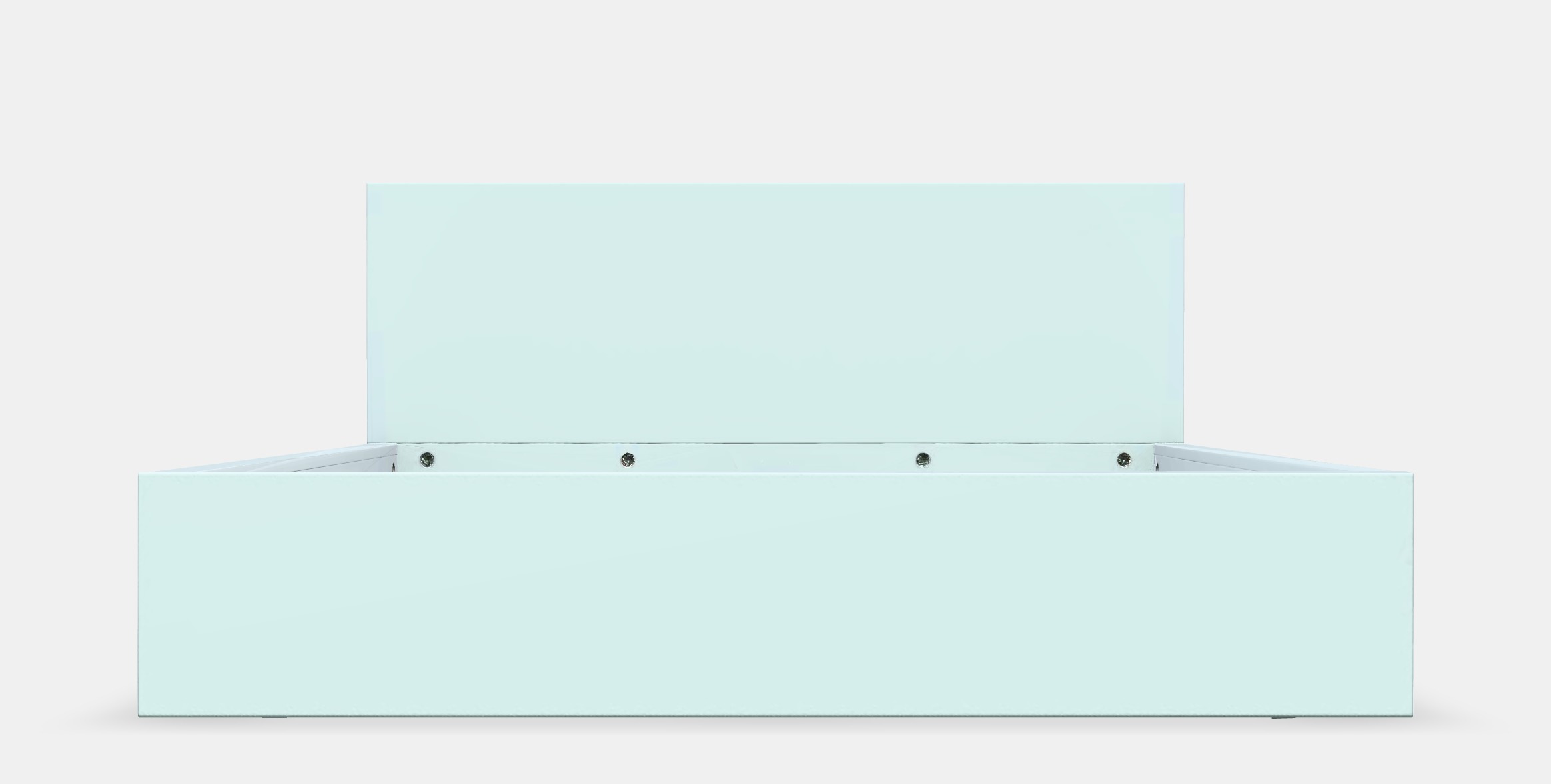 MALM Bed frame high 17 Low-poly 3D model_11