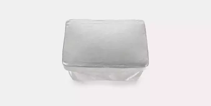 STRANDMON Slipcover for footstool Low-poly 3D model