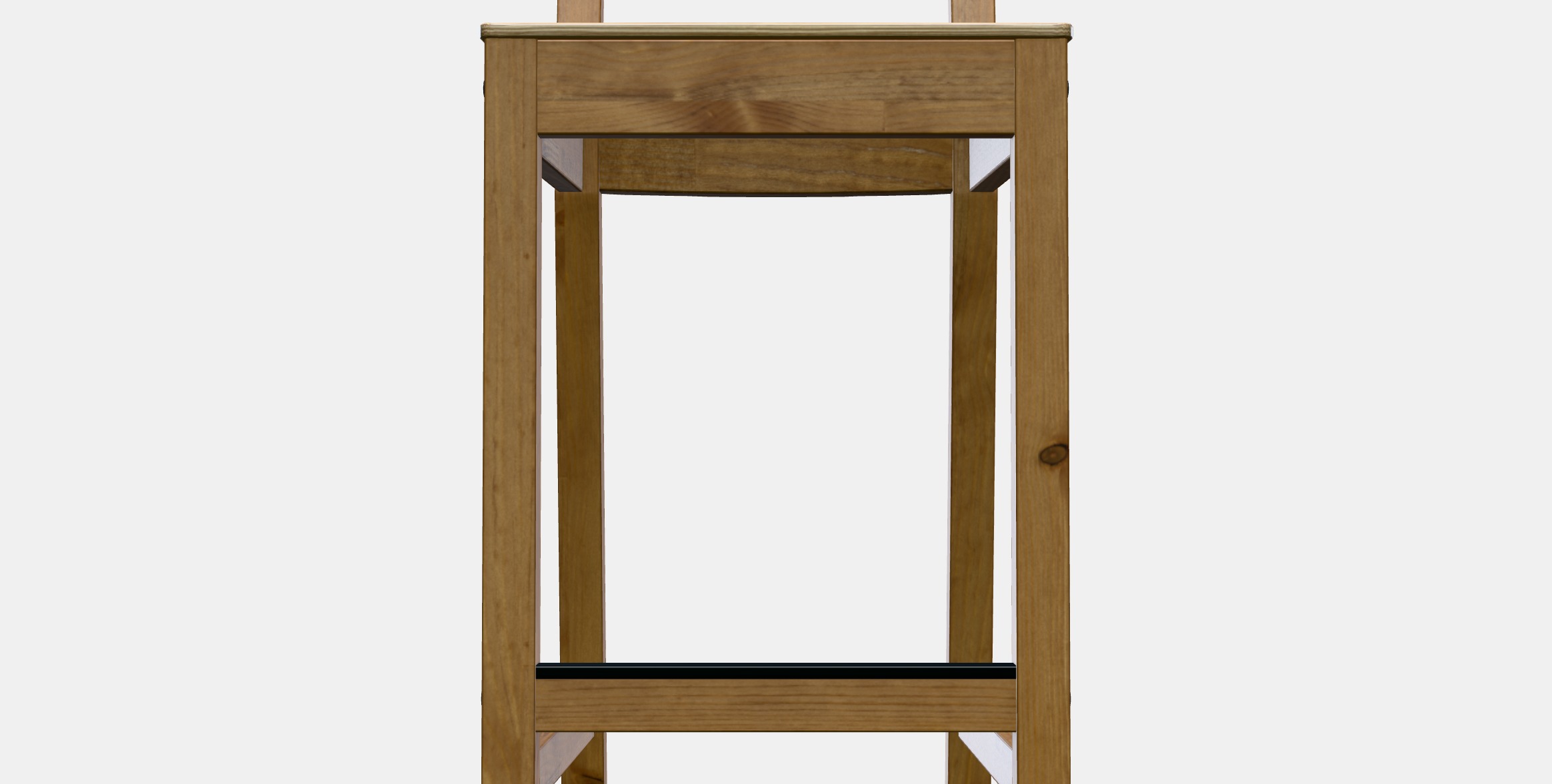 NORDVIKEN Bar stool with backrest 1 Low-poly 3D model_12