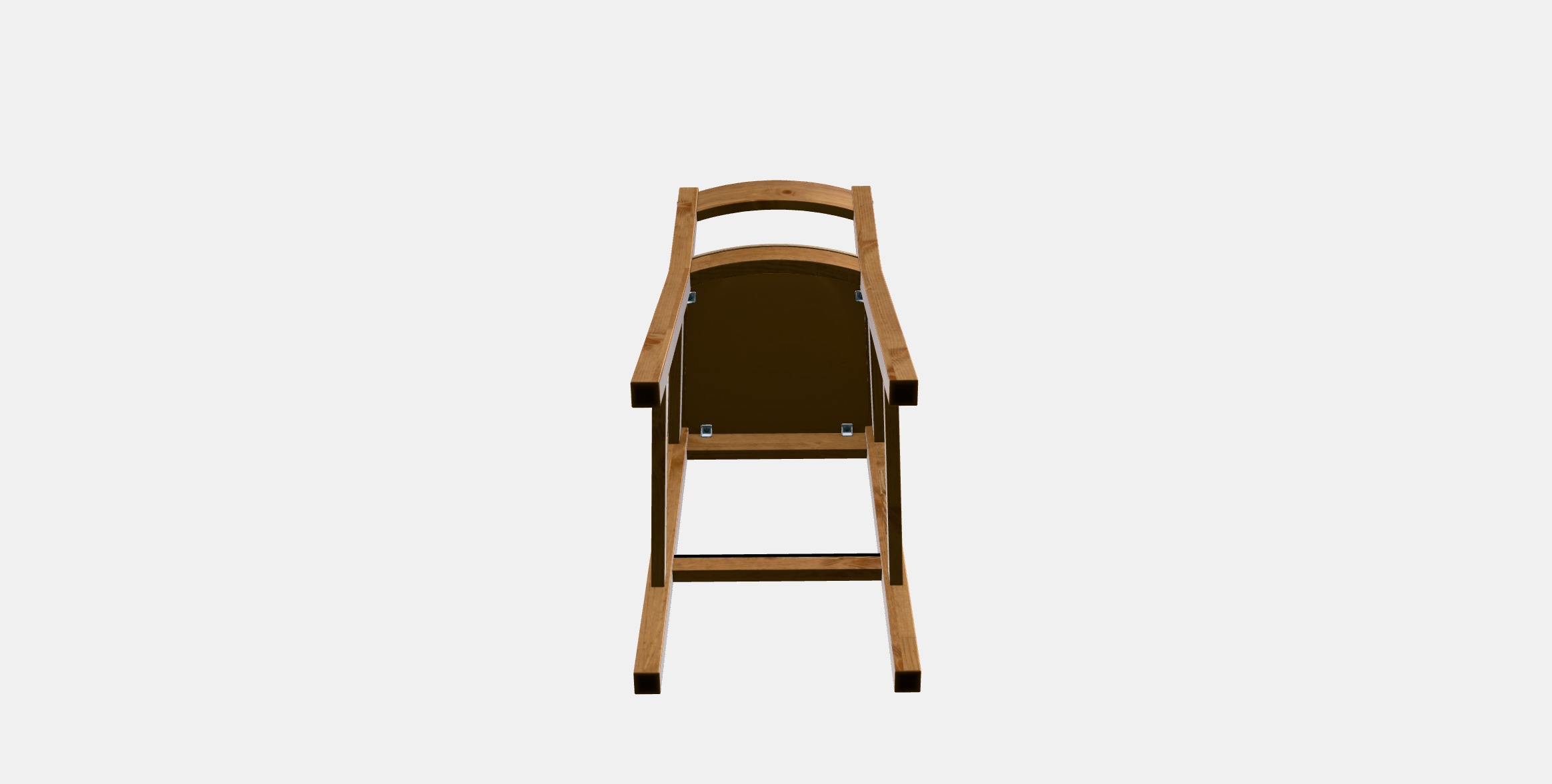 NORDVIKEN Bar stool with backrest 1 Low-poly 3D model_5