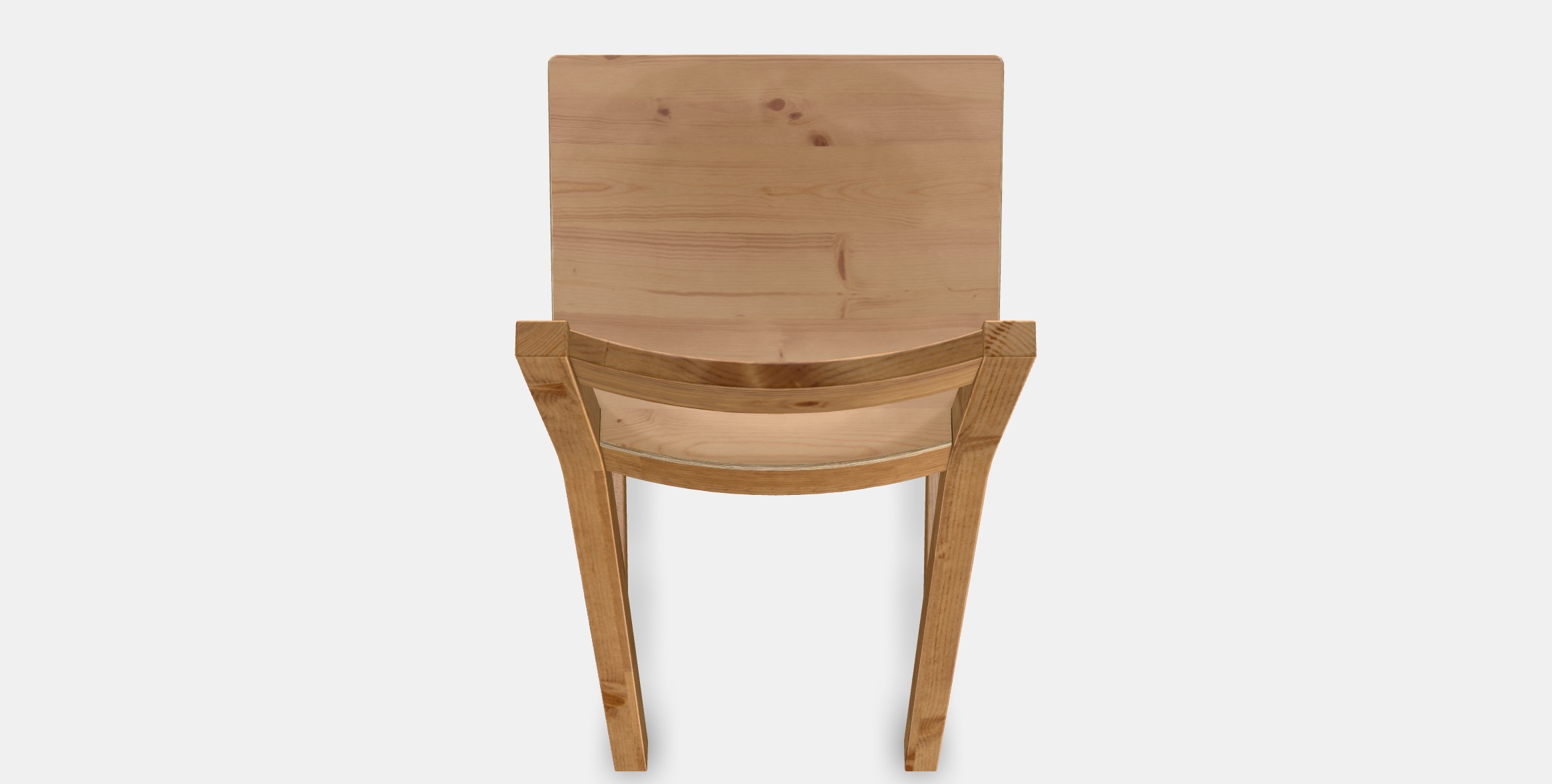 NORDVIKEN Bar stool with backrest 1 Low-poly 3D model_3