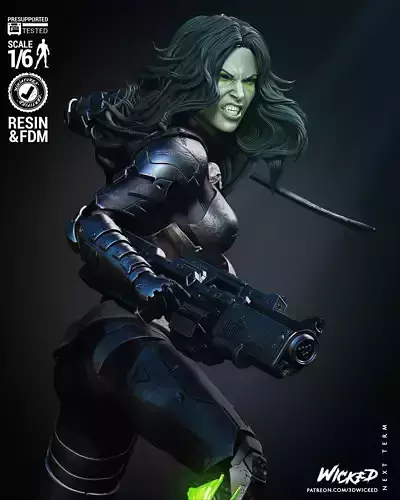 Wicked Marvel Gamora Sculpture