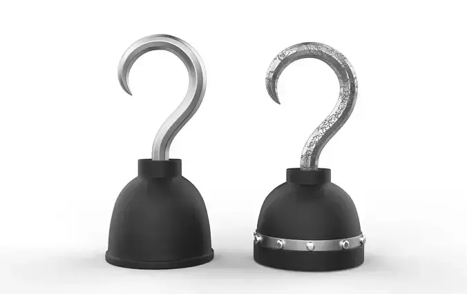 Hook Hand 3D model