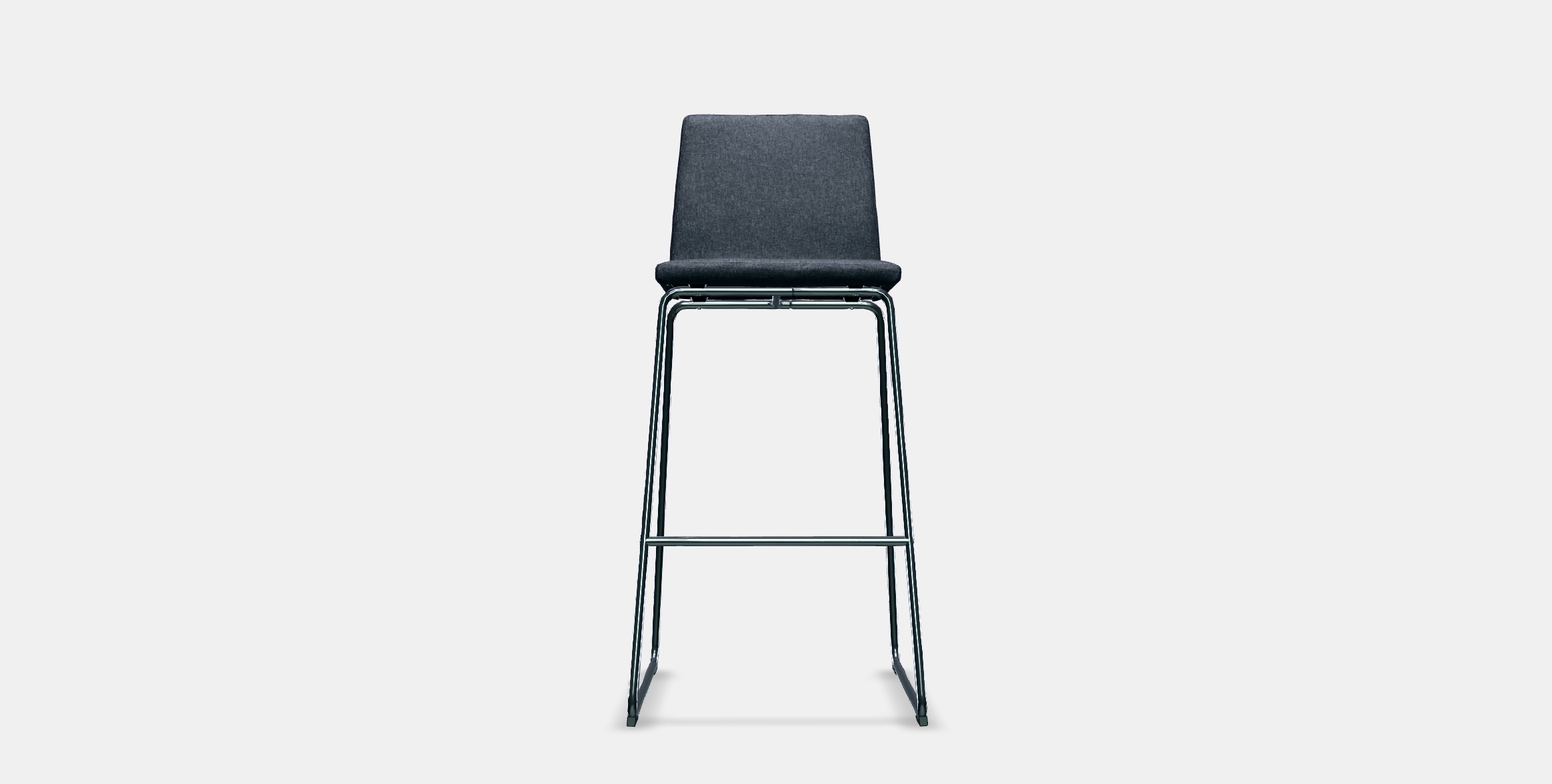 LILLANAS Bar stool Low-poly 3D model_10