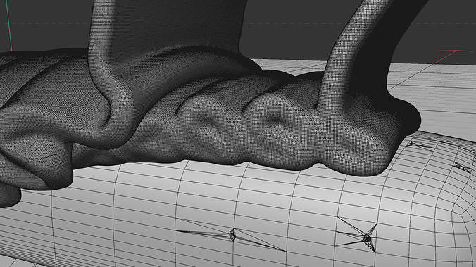 Chocolate and Caramel Animated 3D model 3