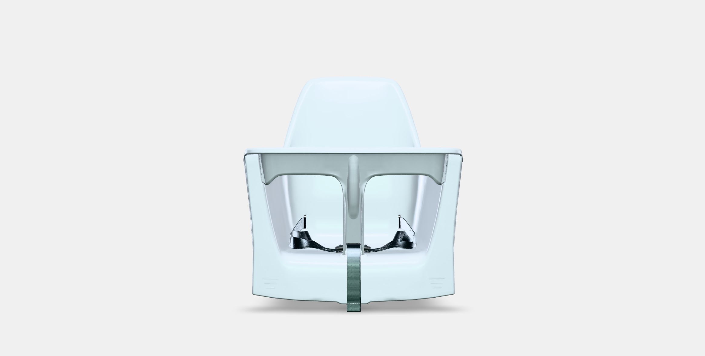 LANGUR Seat shell for highchair Low-poly 3D model_9