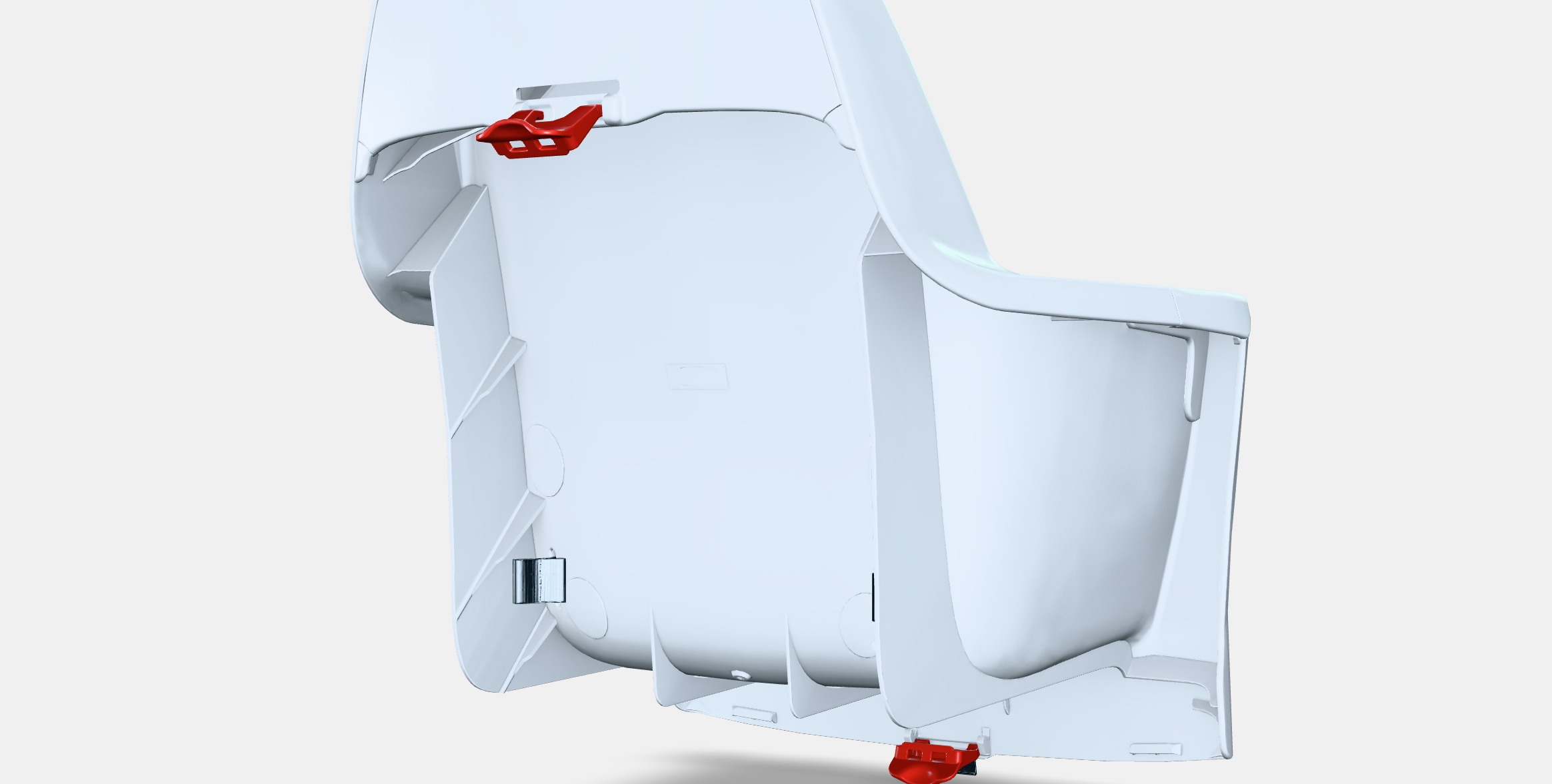 LANGUR Seat shell for highchair Low-poly 3D model_7