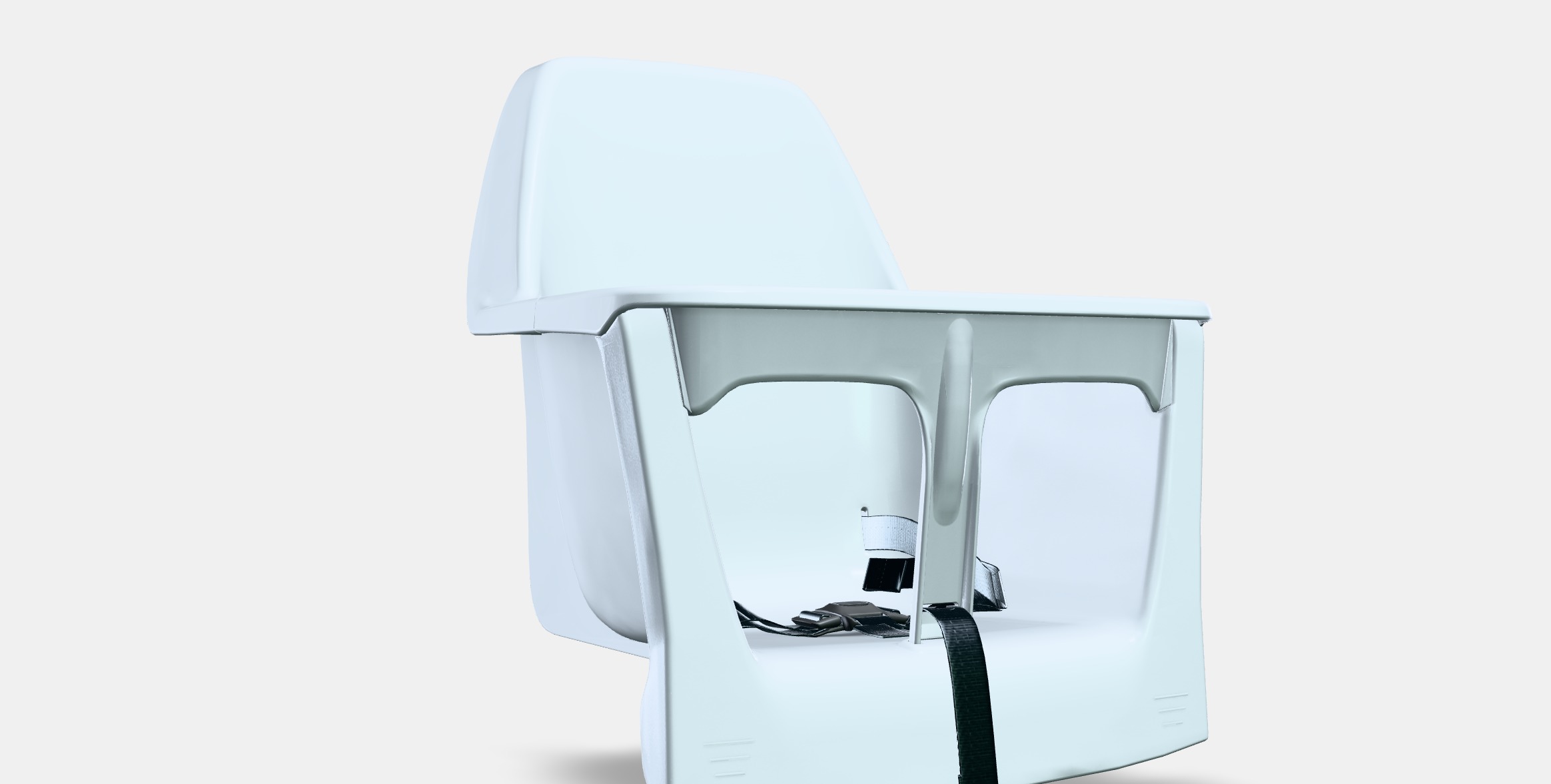 LANGUR Seat shell for highchair Low-poly 3D model_10
