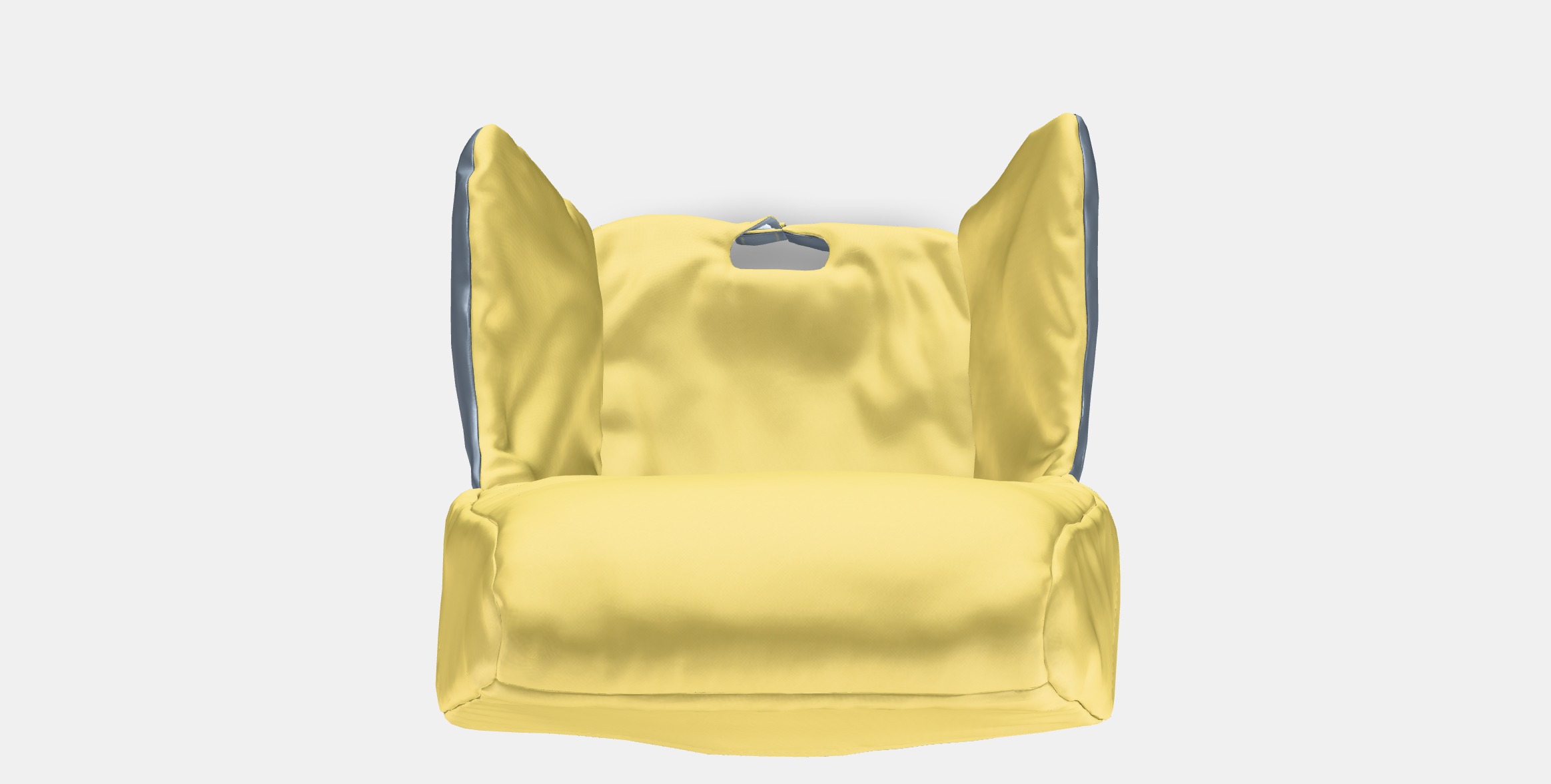 LANGUR Padded seat cover for highchair Low-poly 3D model_7
