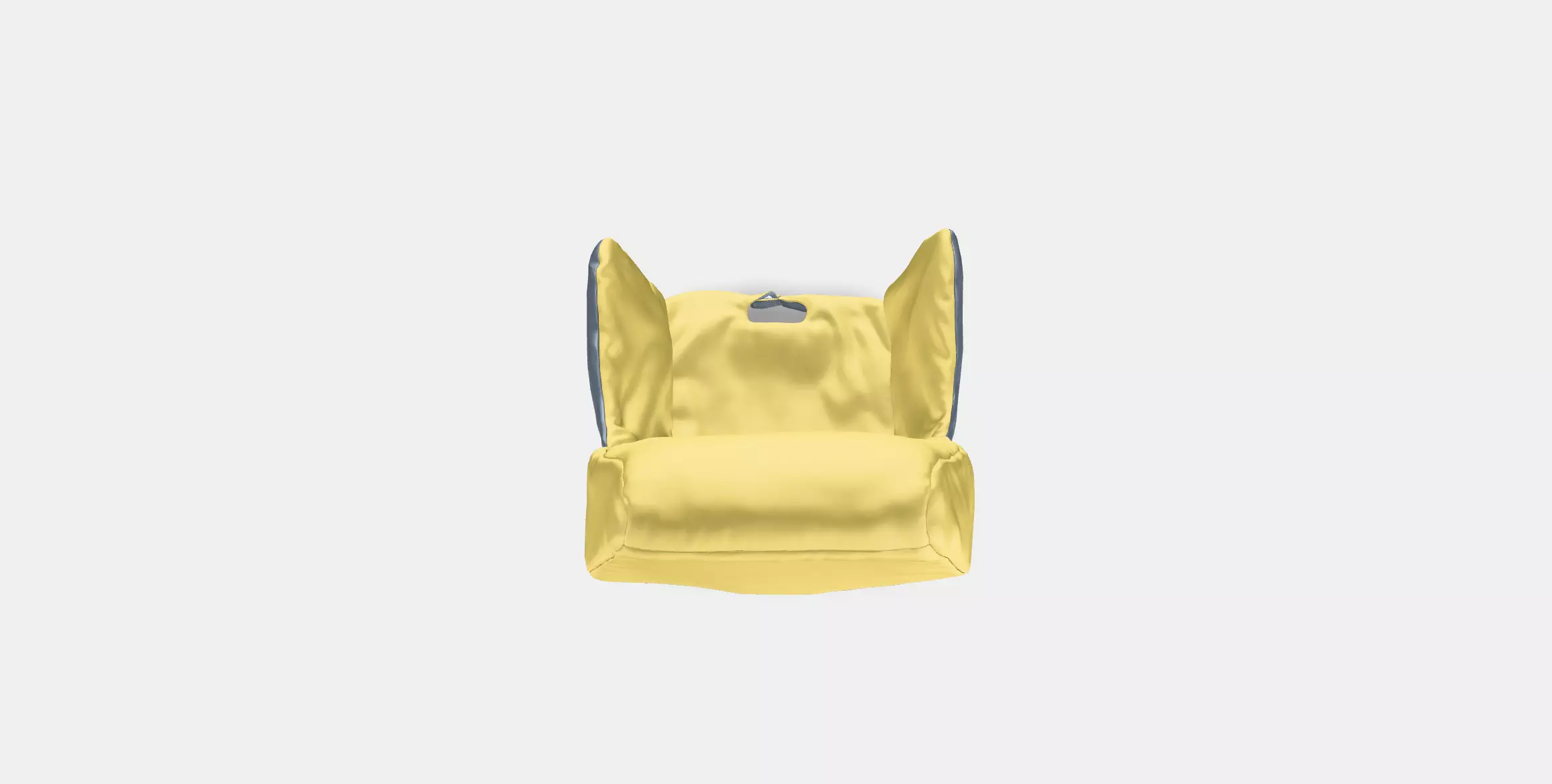 LANGUR Padded seat cover for highchair Low-poly 3D model_0