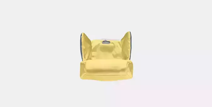 LANGUR Padded seat cover for highchair Low-poly 3D model