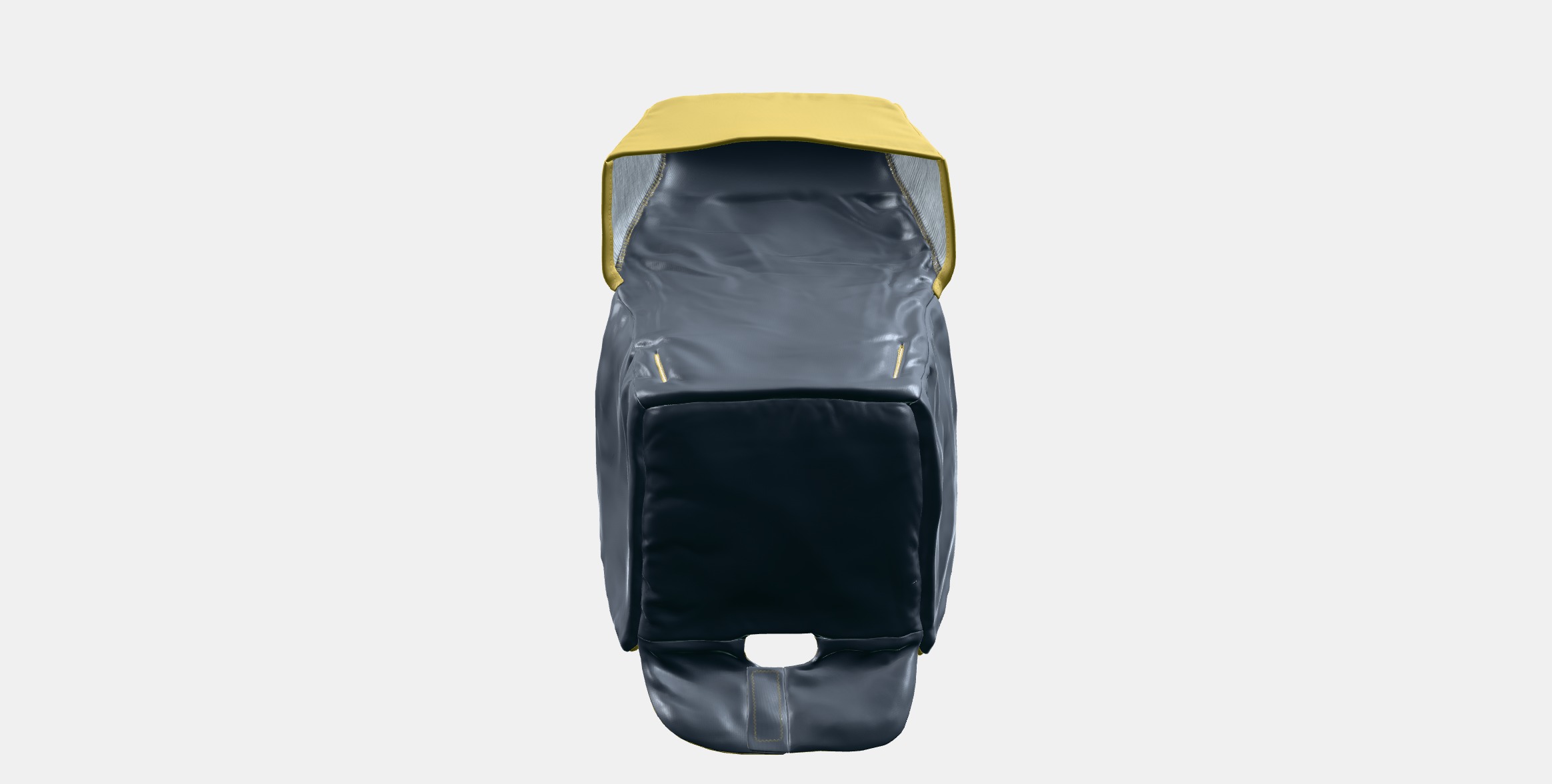 LANGUR Padded seat cover for highchair Low-poly 3D model_5