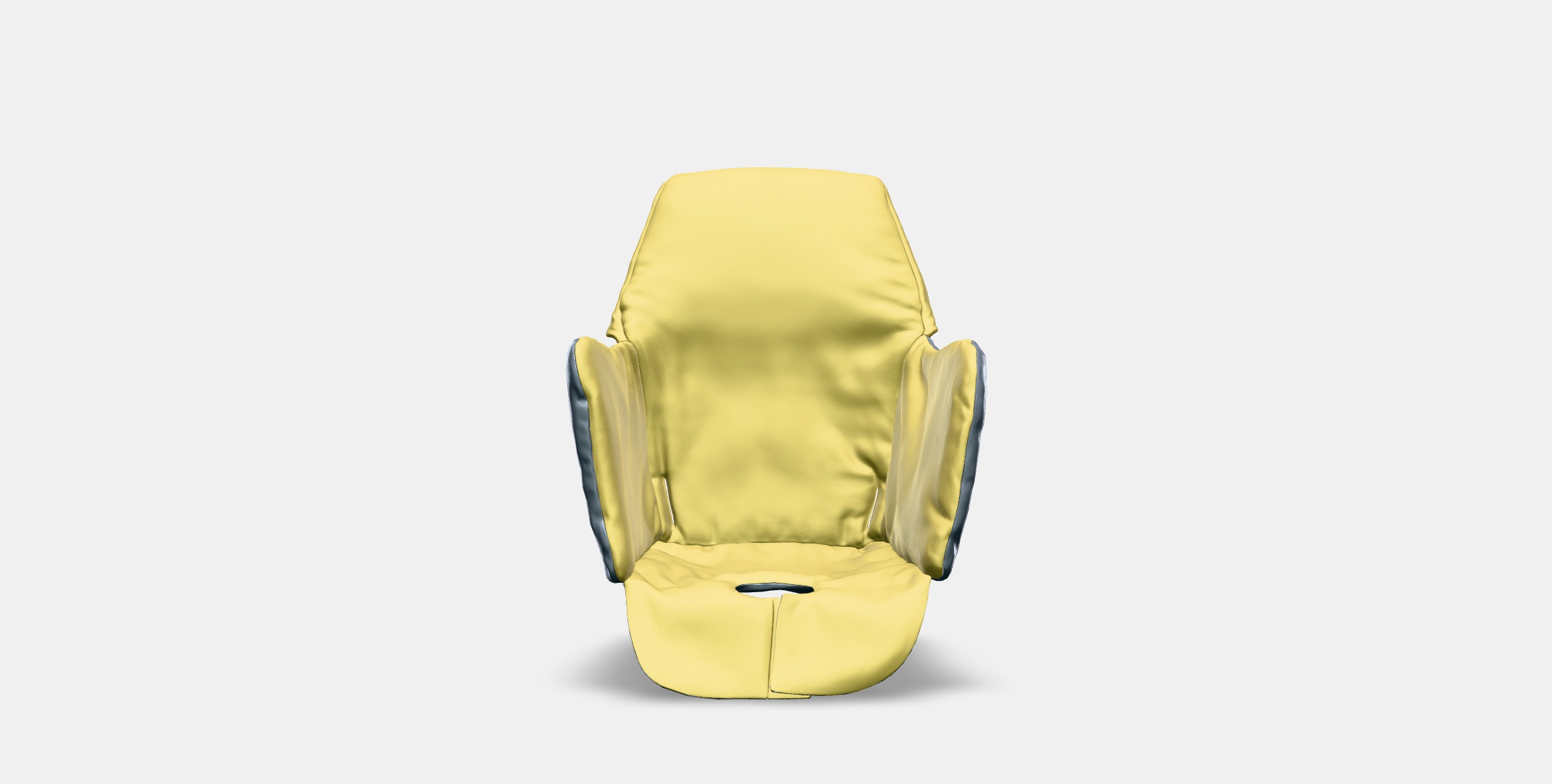 LANGUR Padded seat cover for highchair Low-poly 3D model_10