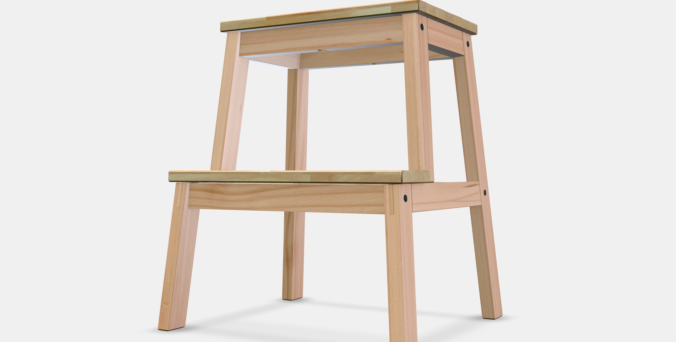 BEKVAM Step stool 3 Low-poly 3D model_13