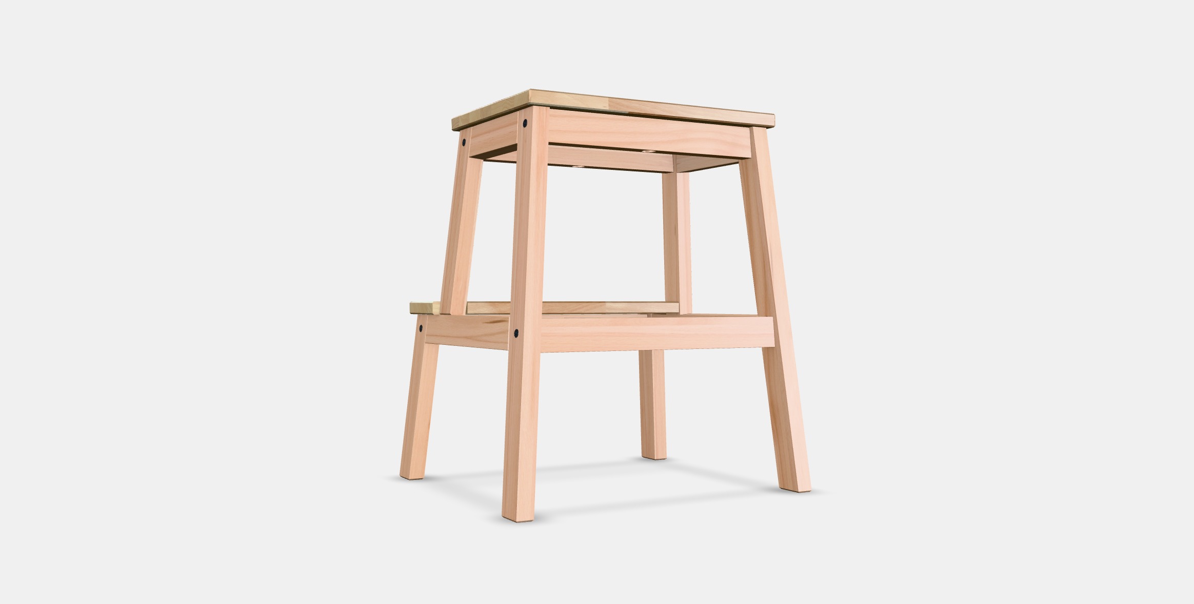 BEKVAM Step stool 3 Low-poly 3D model_16