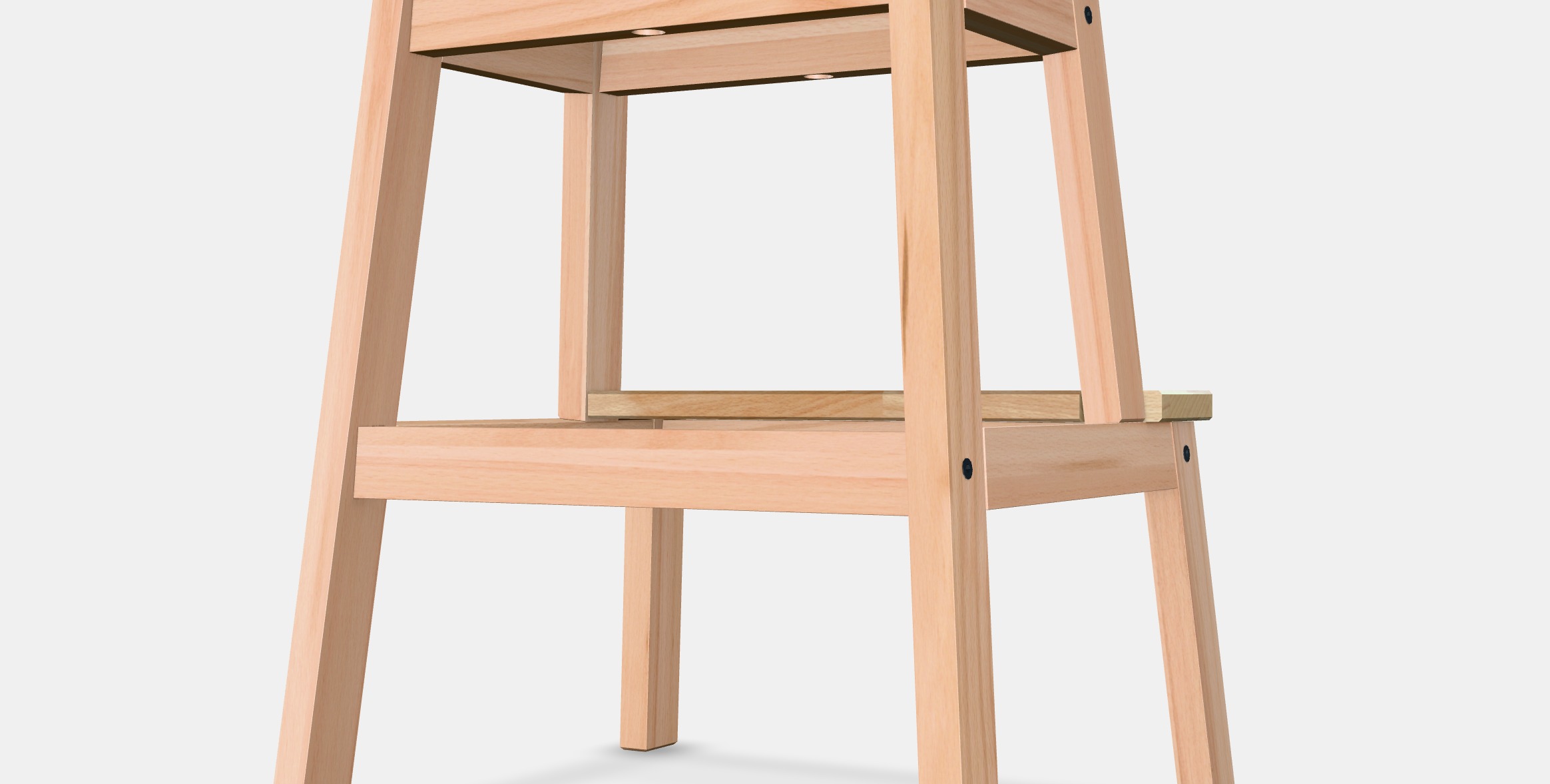 BEKVAM Step stool 3 Low-poly 3D model_7