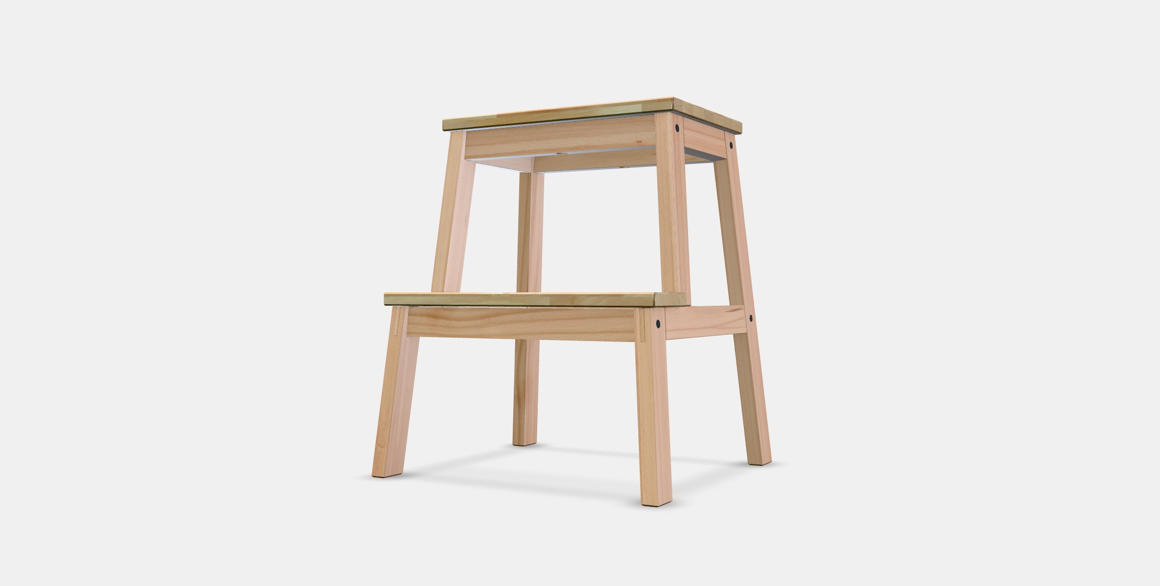 BEKVAM Step stool 3 Low-poly 3D model_11