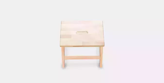 BEKVAM Step stool 3 Low-poly 3D model