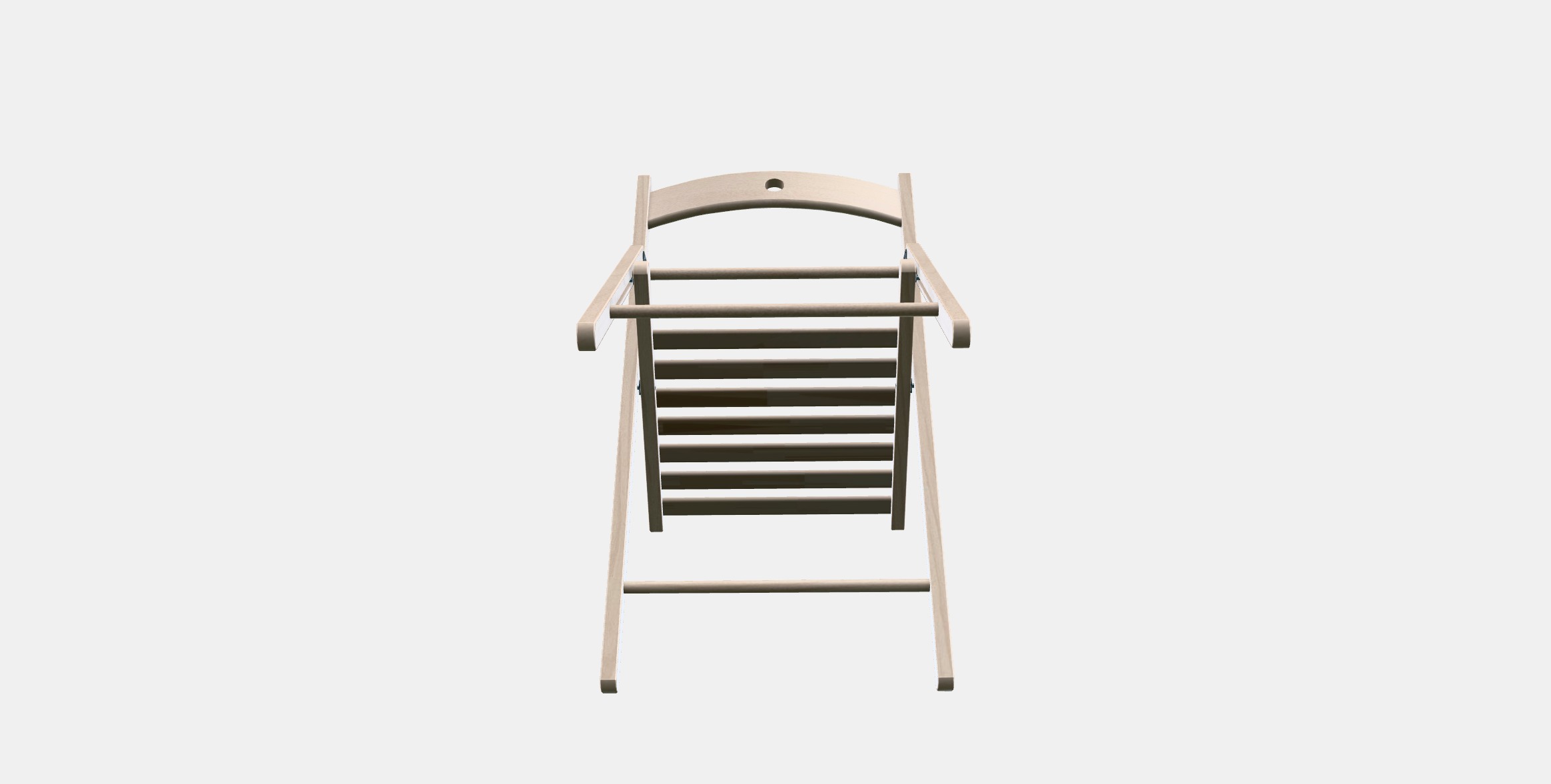 FROSVI Folding chair 2 Low-poly 3D model_7