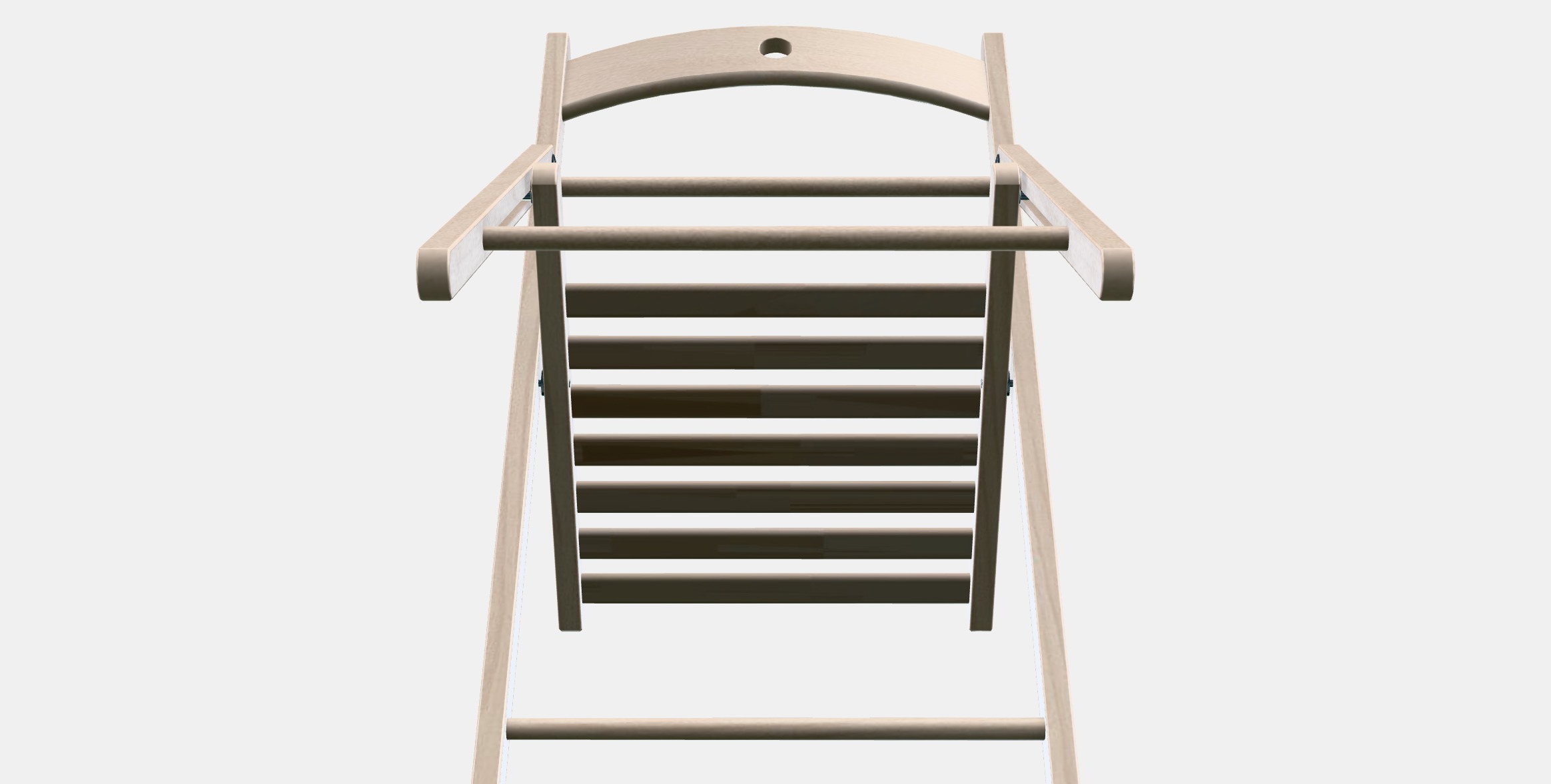 FROSVI Folding chair 2 Low-poly 3D model_8