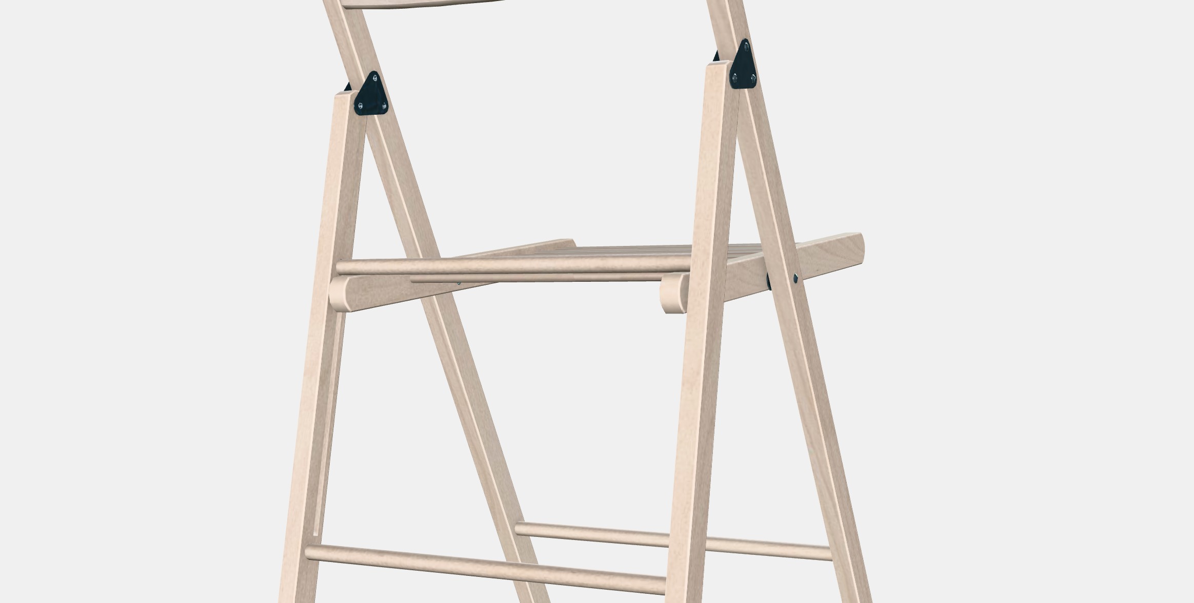 FROSVI Folding chair 2 Low-poly 3D model_5