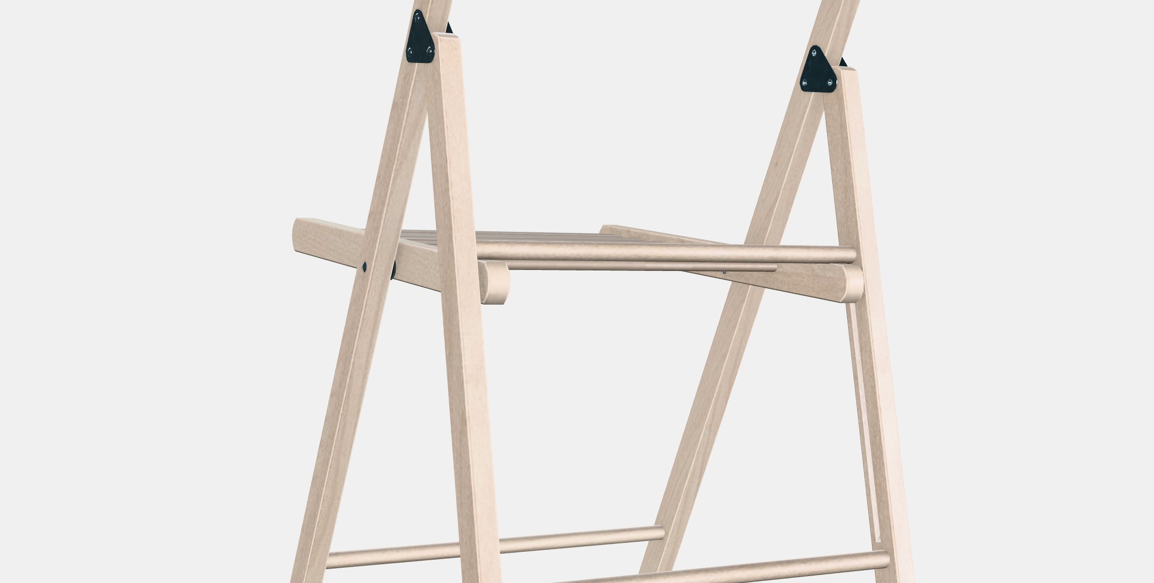FROSVI Folding chair 2 Low-poly 3D model_2