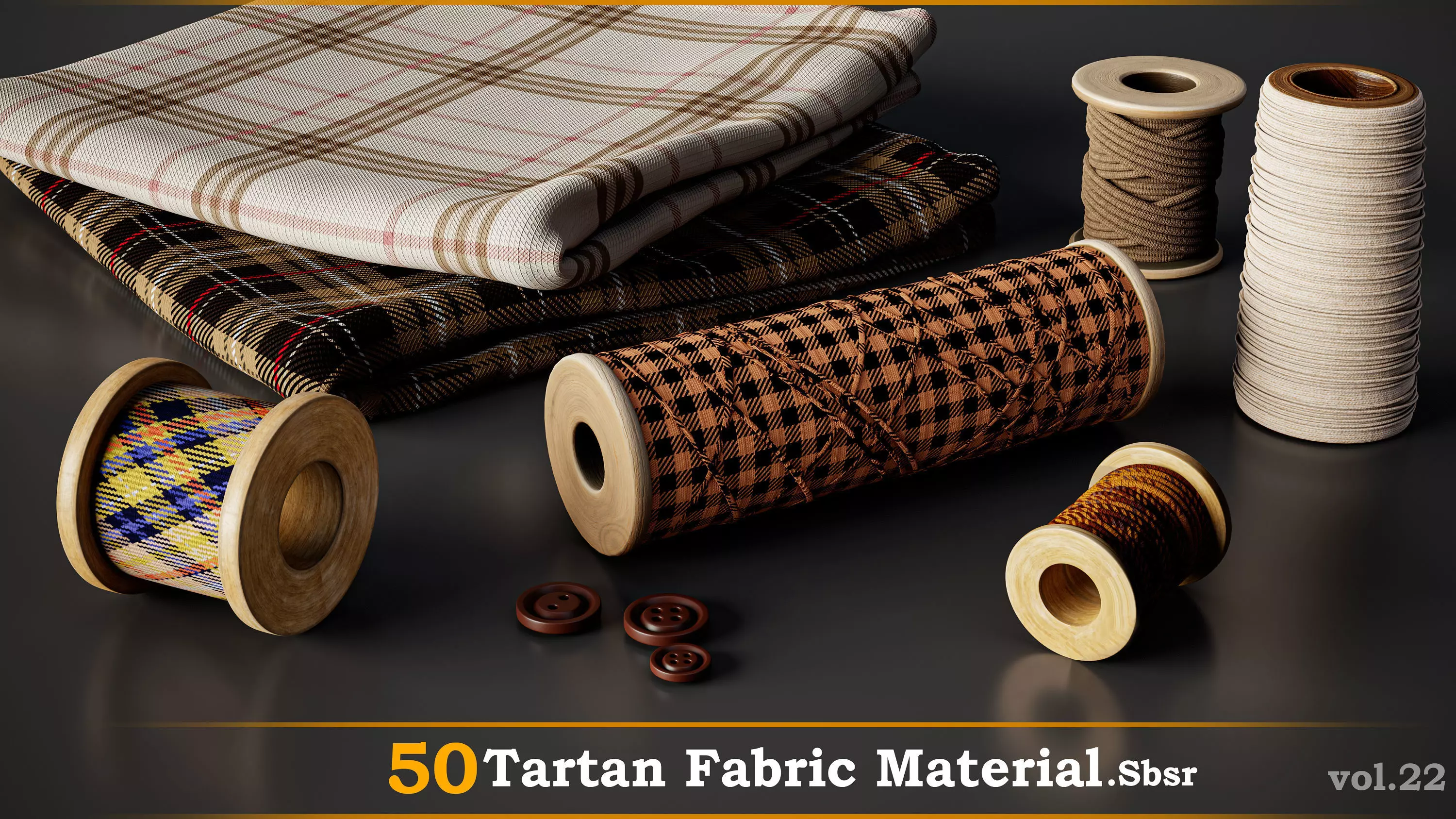 Tartan Fabric Material-vol-22 Texture