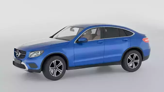 Mercedes-Benz GLC Coupe 2020 3d model