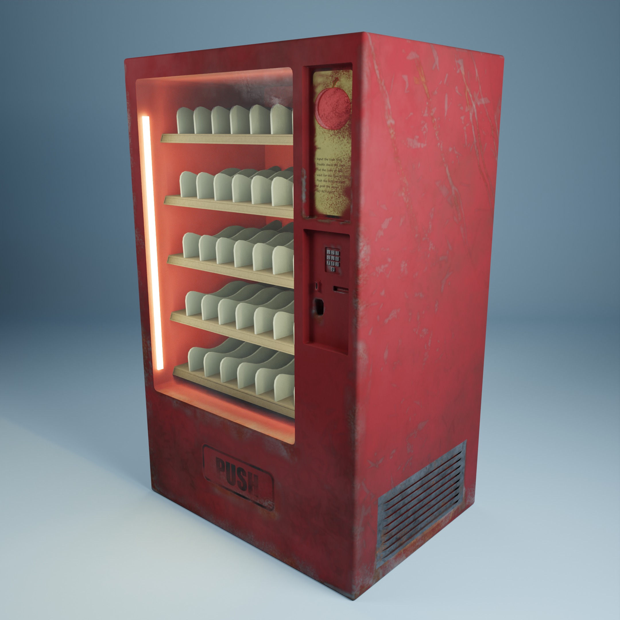 Vending Machine 3D model_1