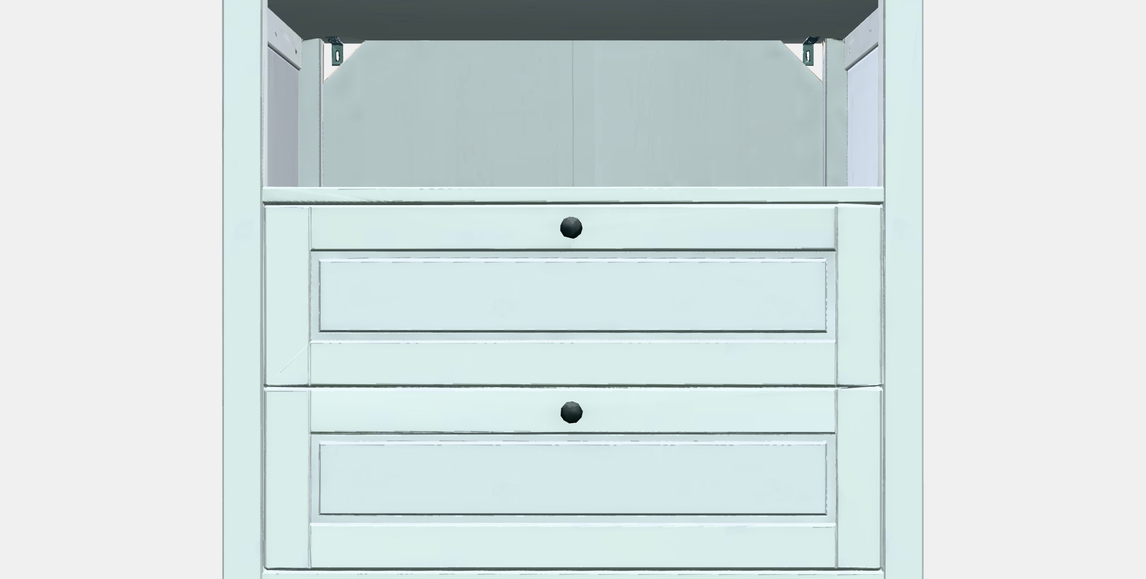 SUNDVIK Changing table-chest of drawers Low-poly 3D model_11