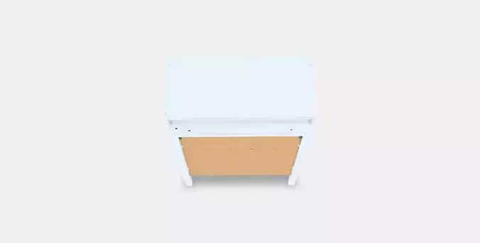SUNDVIK Changing table-chest of drawers