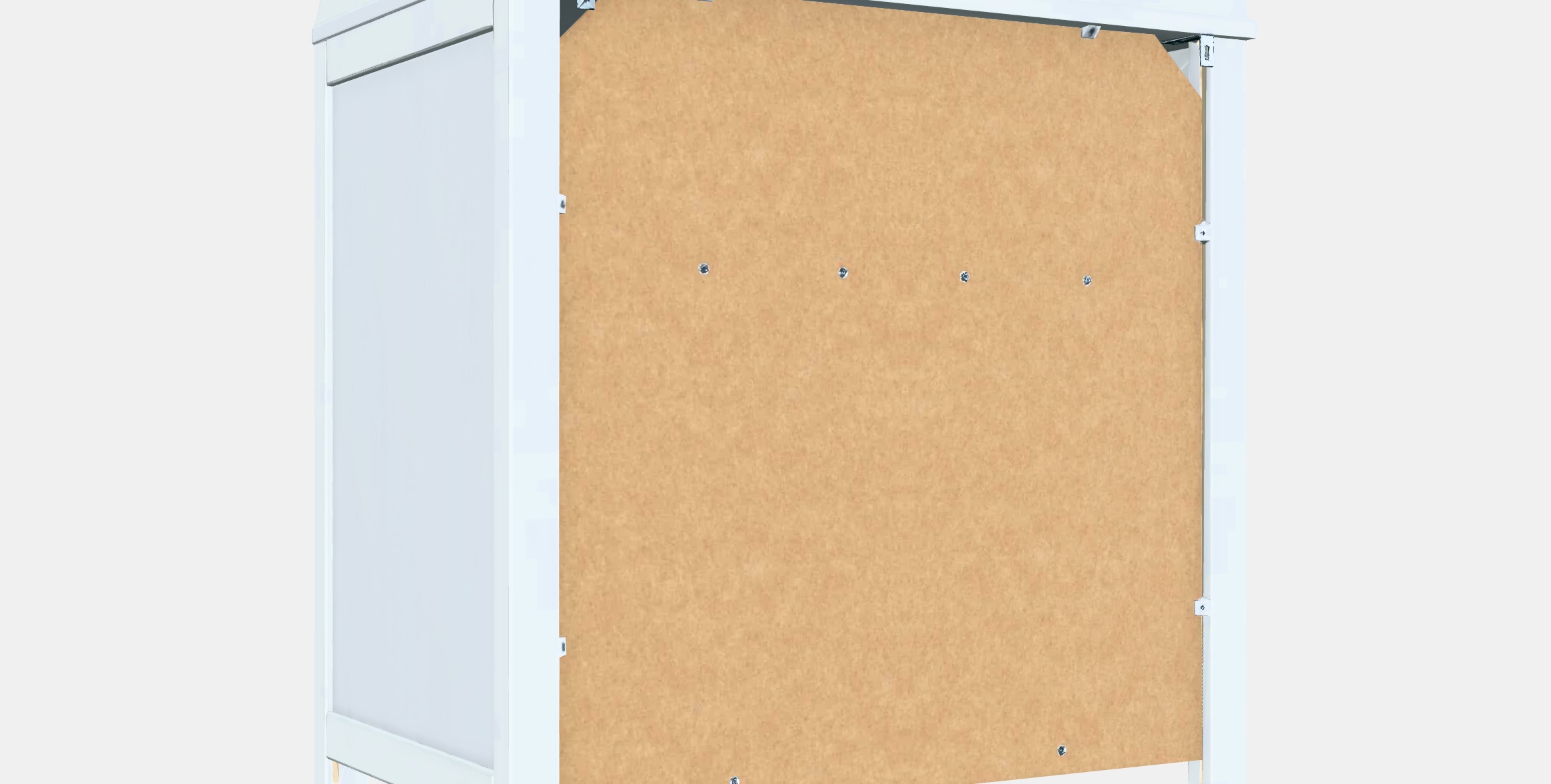 SUNDVIK Changing table-chest of drawers Low-poly 3D model_2