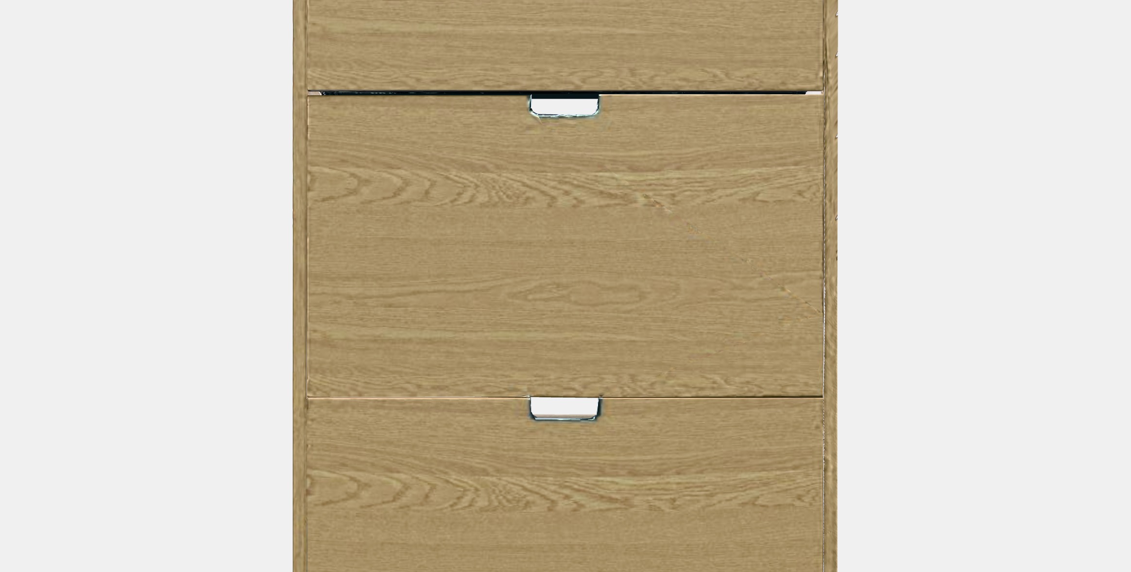 STALL Shoe cabinet with 3 compartments 1 Low-poly 3D model_11