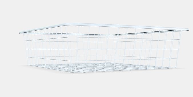 JONAXEL Wire basket 1 Low-poly 3D model