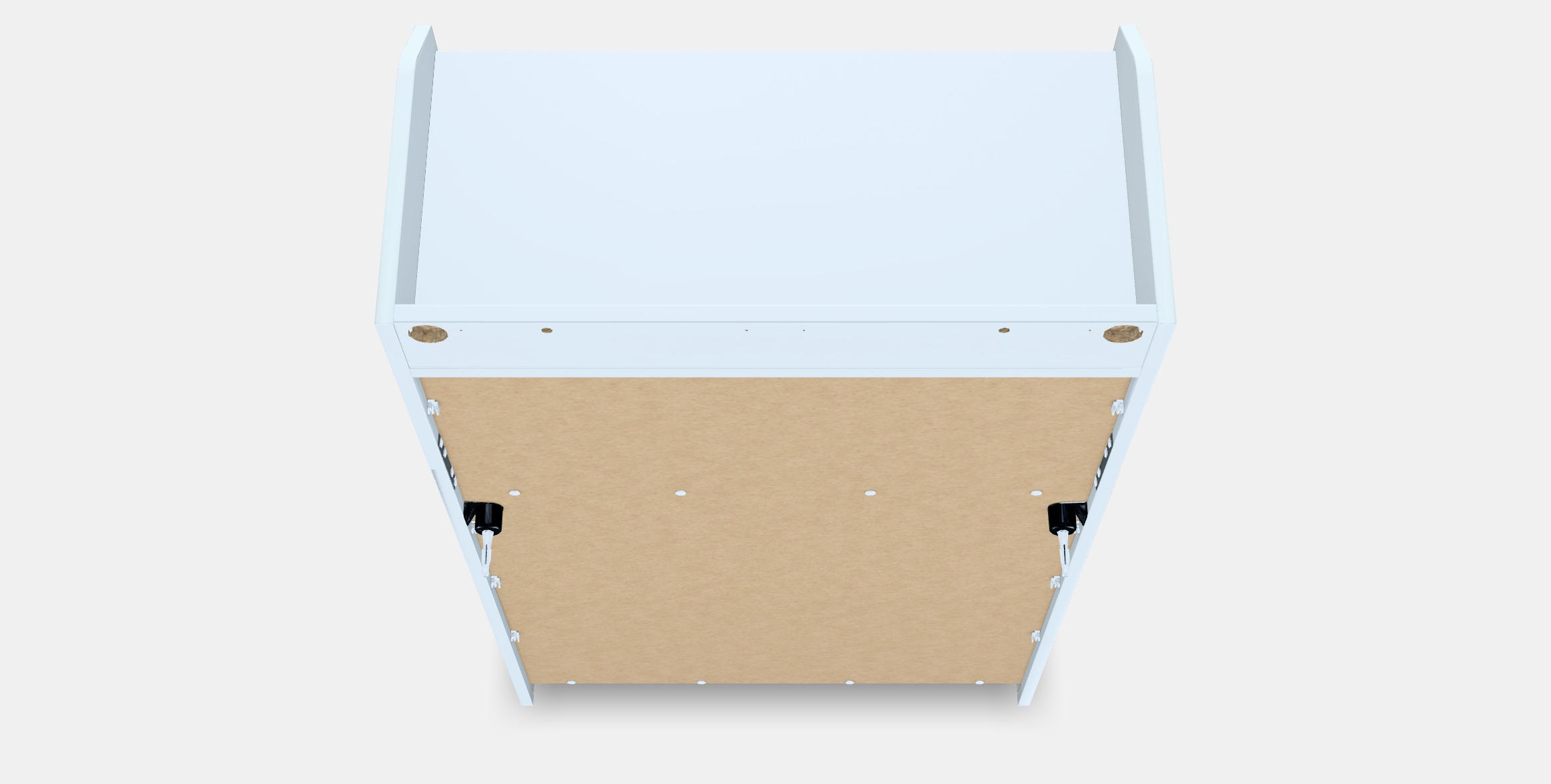 HAUGA Cabinet with 2 doors 1 Low-poly 3D model_3