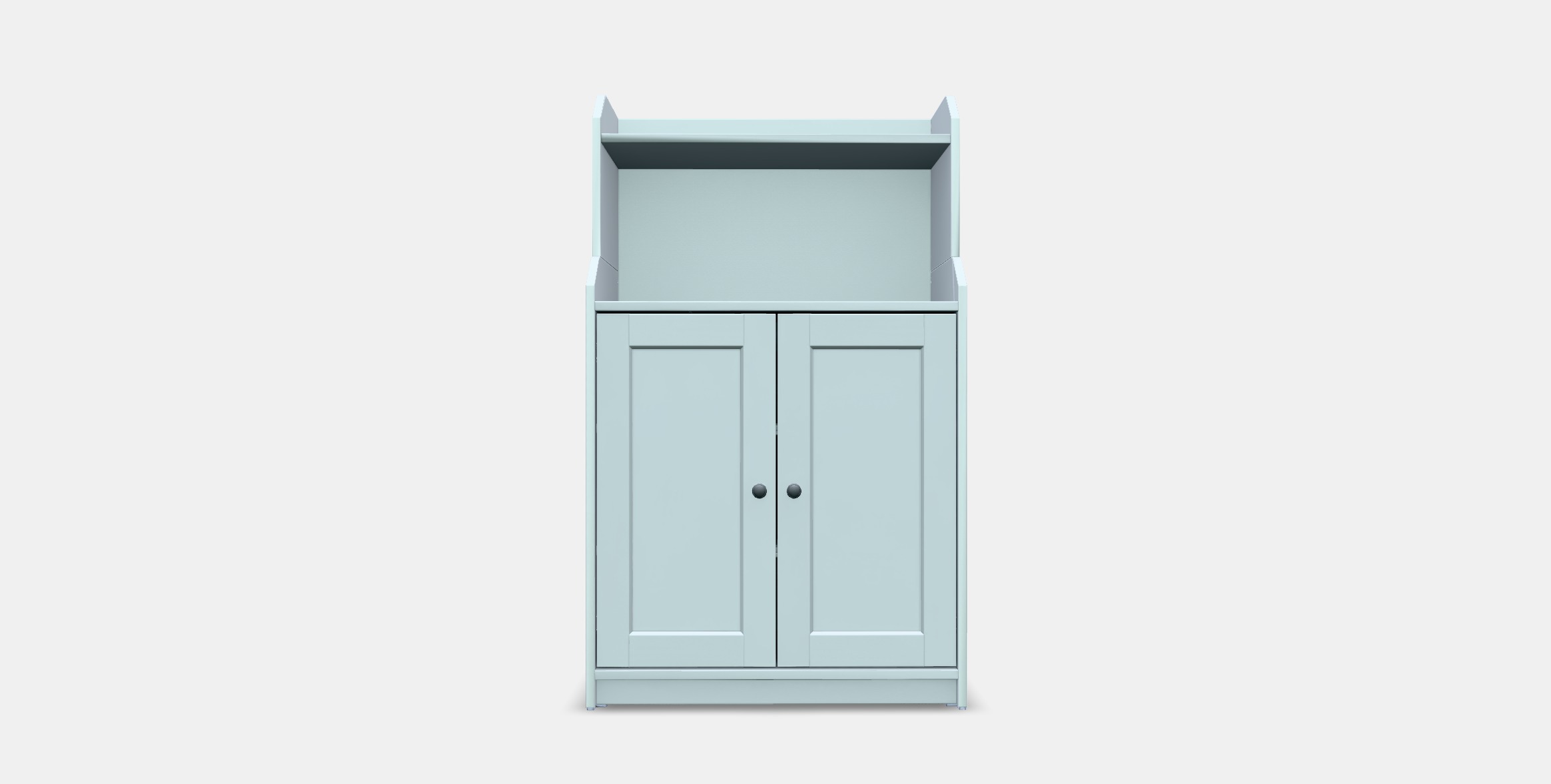 HAUGA Cabinet with 2 doors 1 Low-poly 3D model_9