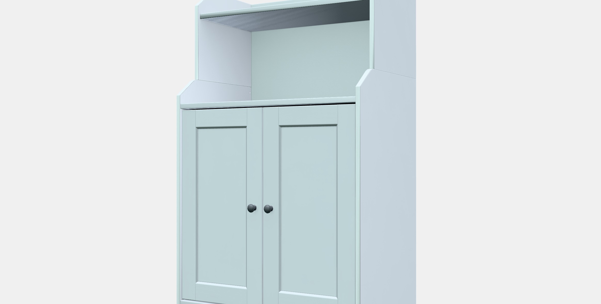 HAUGA Cabinet with 2 doors 1 Low-poly 3D model_13