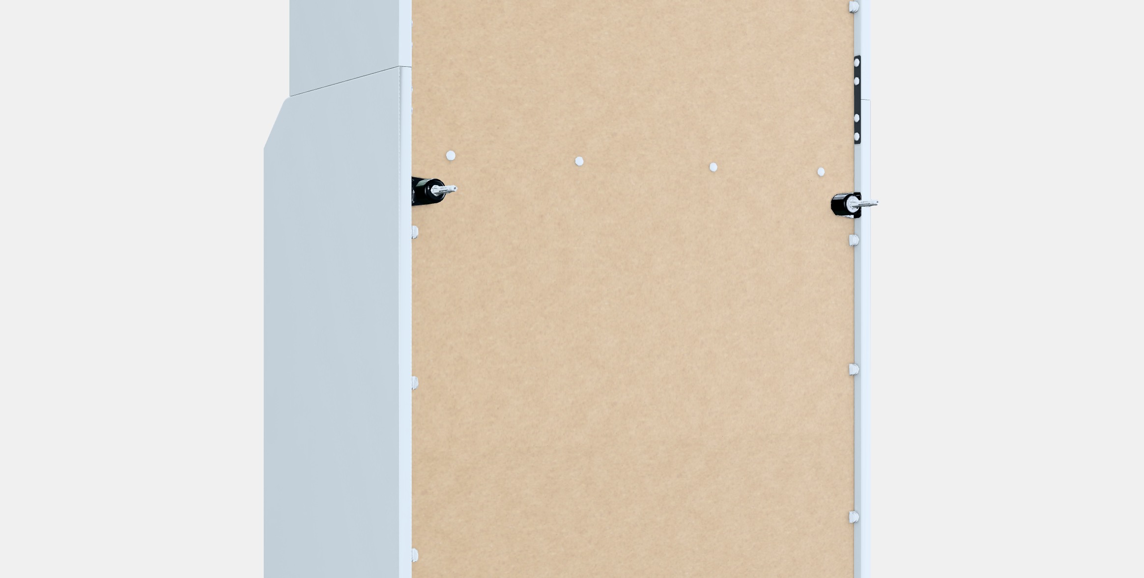 HAUGA Cabinet with 2 doors 1 Low-poly 3D model_5